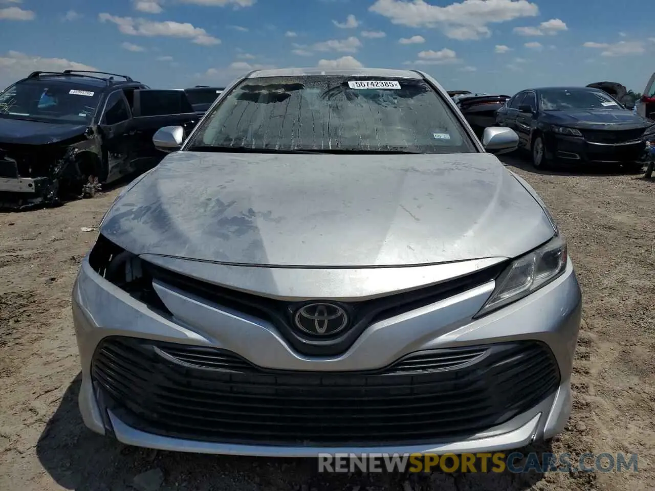 5 fotografías del automóvil dañado 4T1C11AK6LU928579 TOYOTA CAMRY 2020