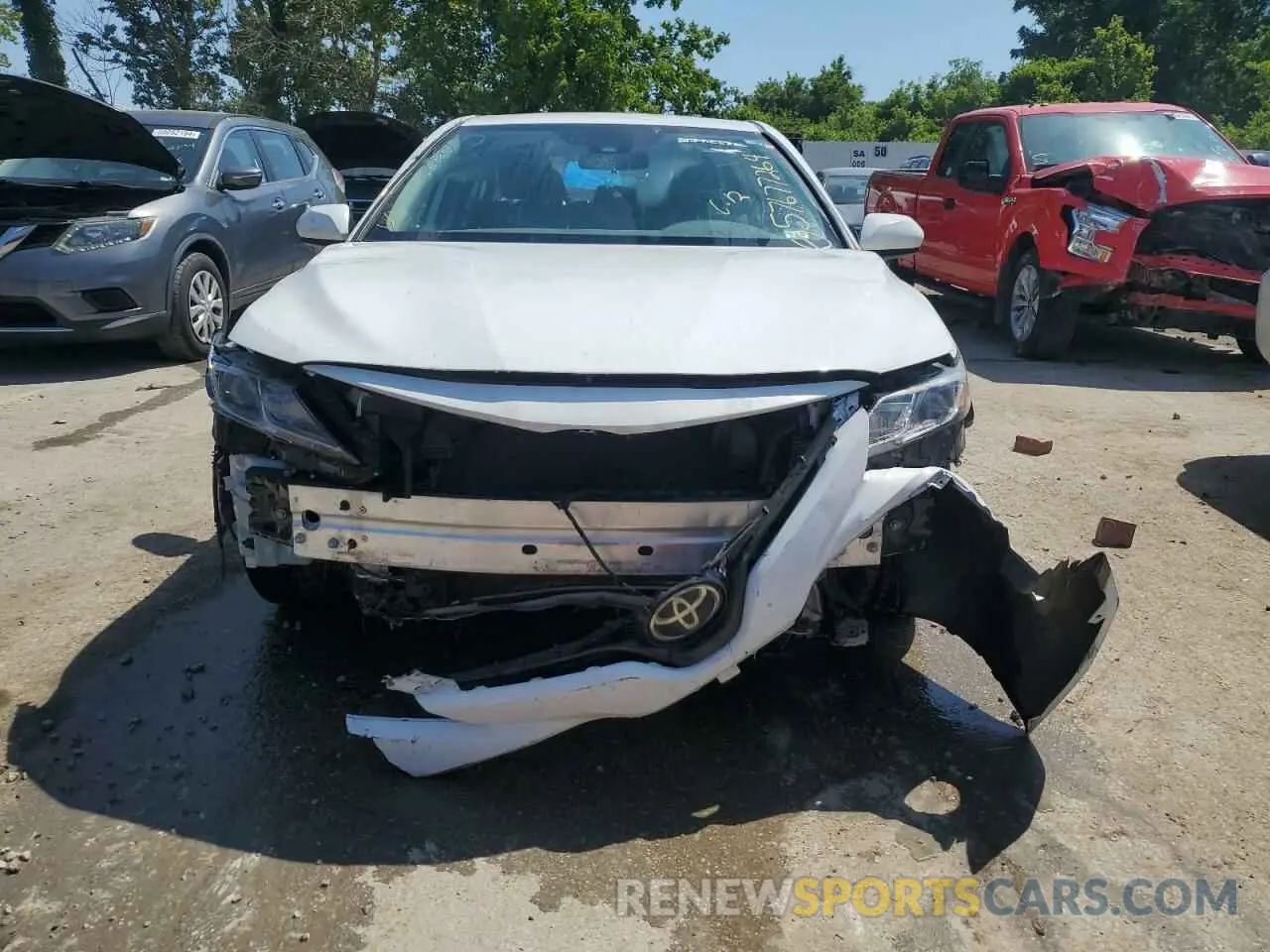 5 fotografías del automóvil dañado 4T1C11AK6LU947410 TOYOTA CAMRY 2020