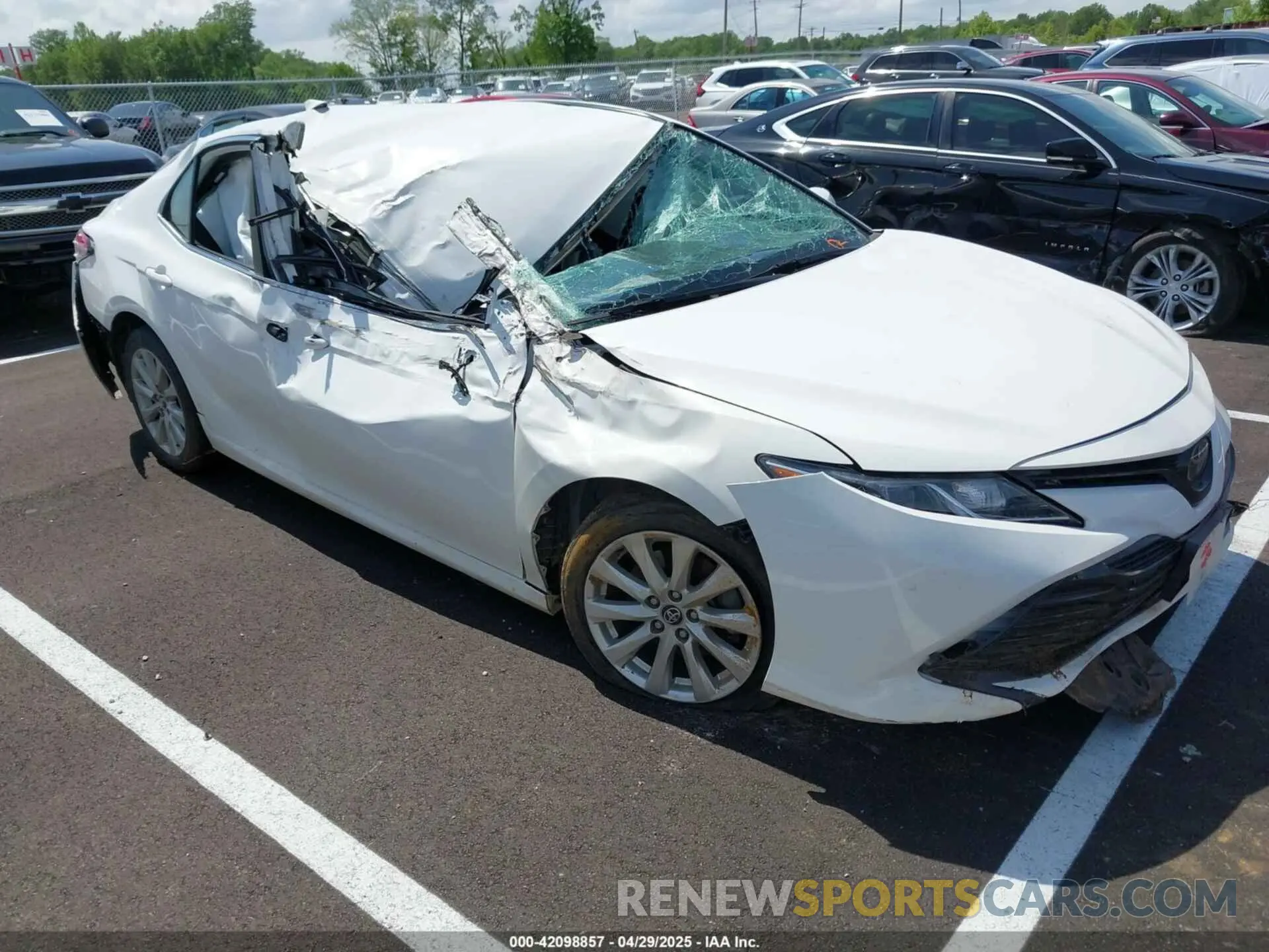 1 fotografías del automóvil dañado 4T1C11AK7LU313359 TOYOTA CAMRY 2020