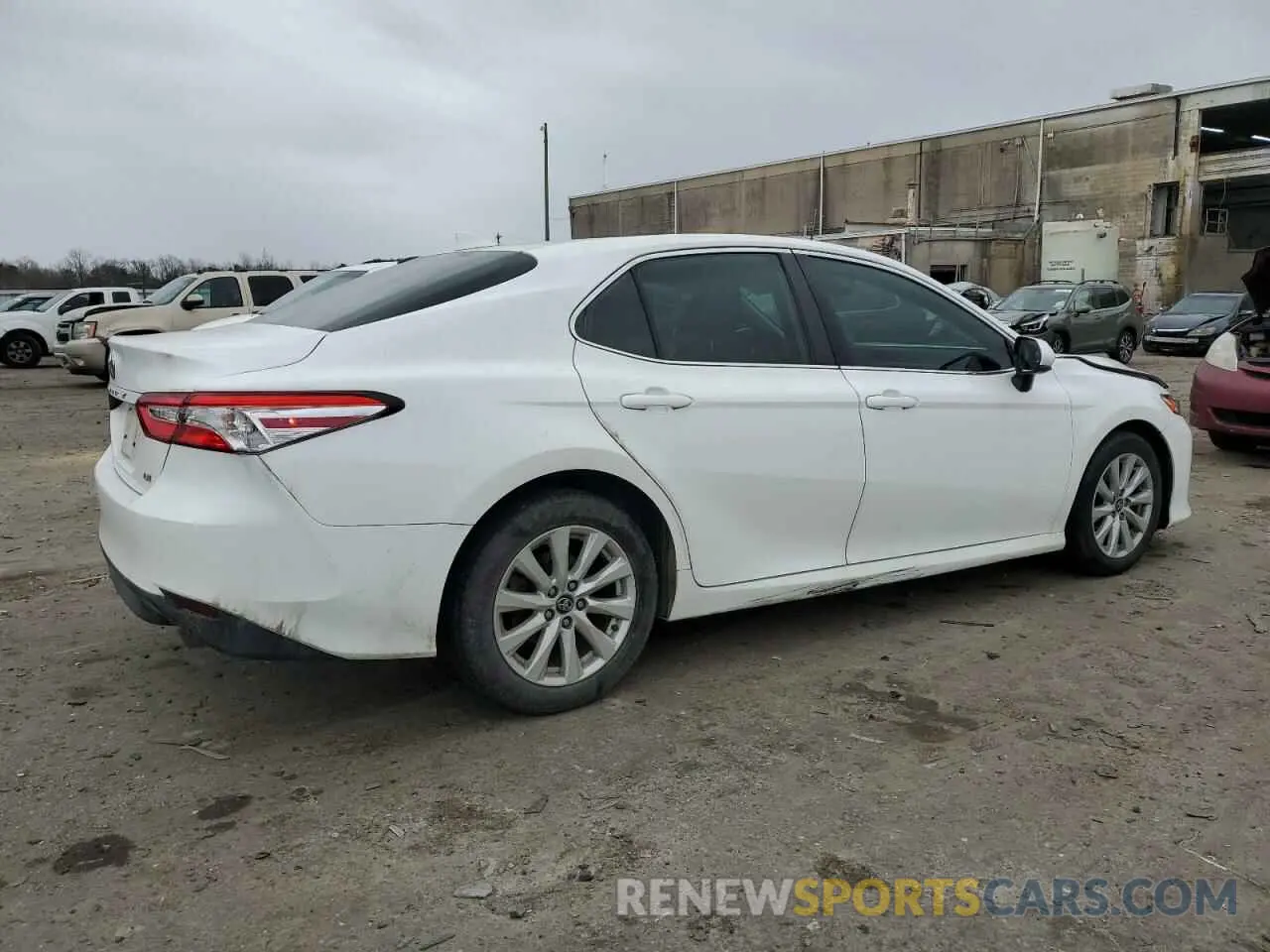 3 fotografías del automóvil dañado 4T1C11AK7LU337046 TOYOTA CAMRY 2020