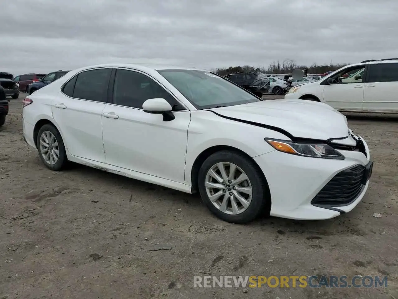 4 fotografías del automóvil dañado 4T1C11AK7LU337046 TOYOTA CAMRY 2020