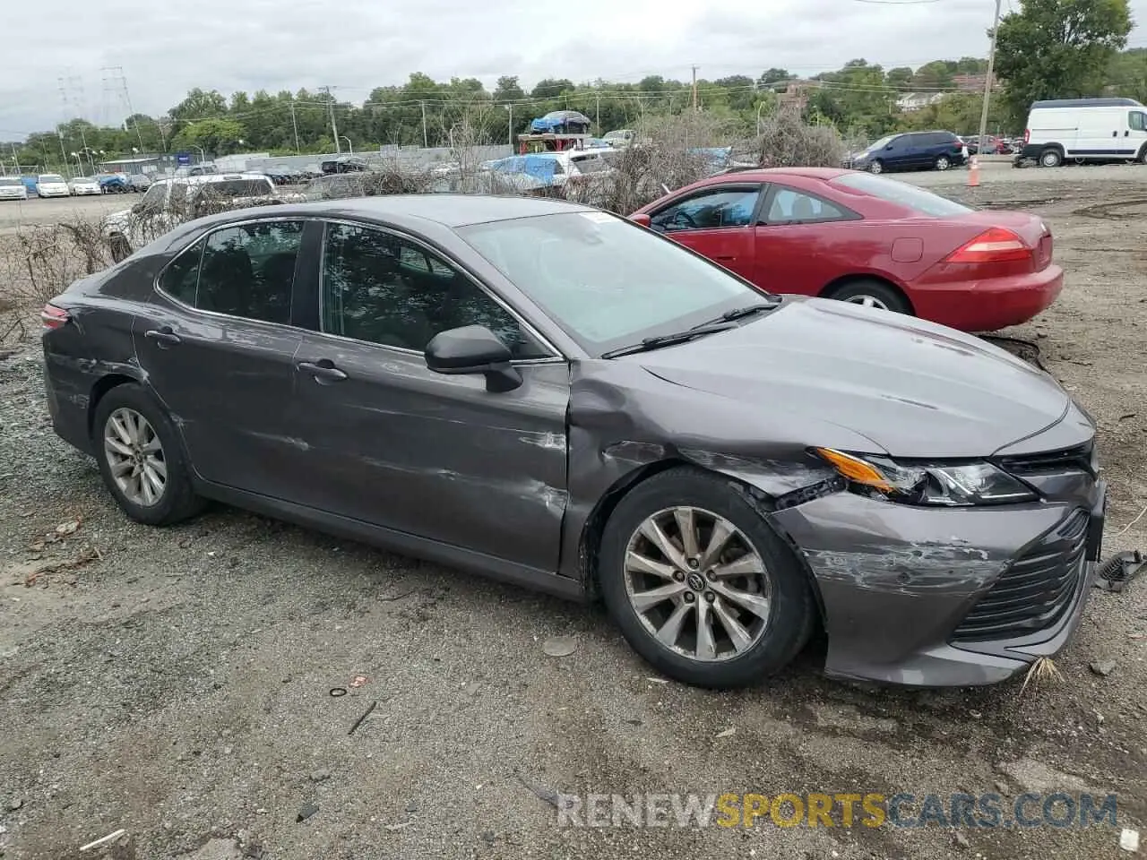 4 fotografías del automóvil dañado 4T1C11AK7LU348631 TOYOTA CAMRY 2020