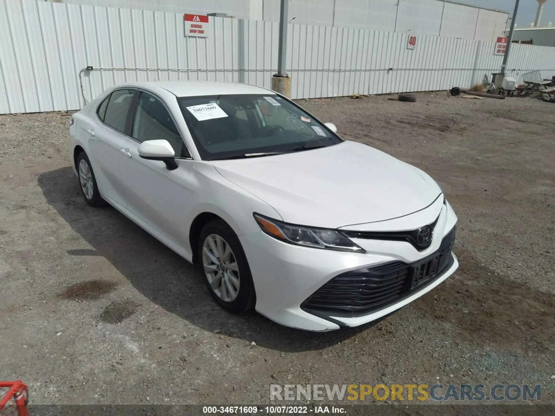 1 fotografías del automóvil dañado 4T1C11AK7LU359404 TOYOTA CAMRY 2020