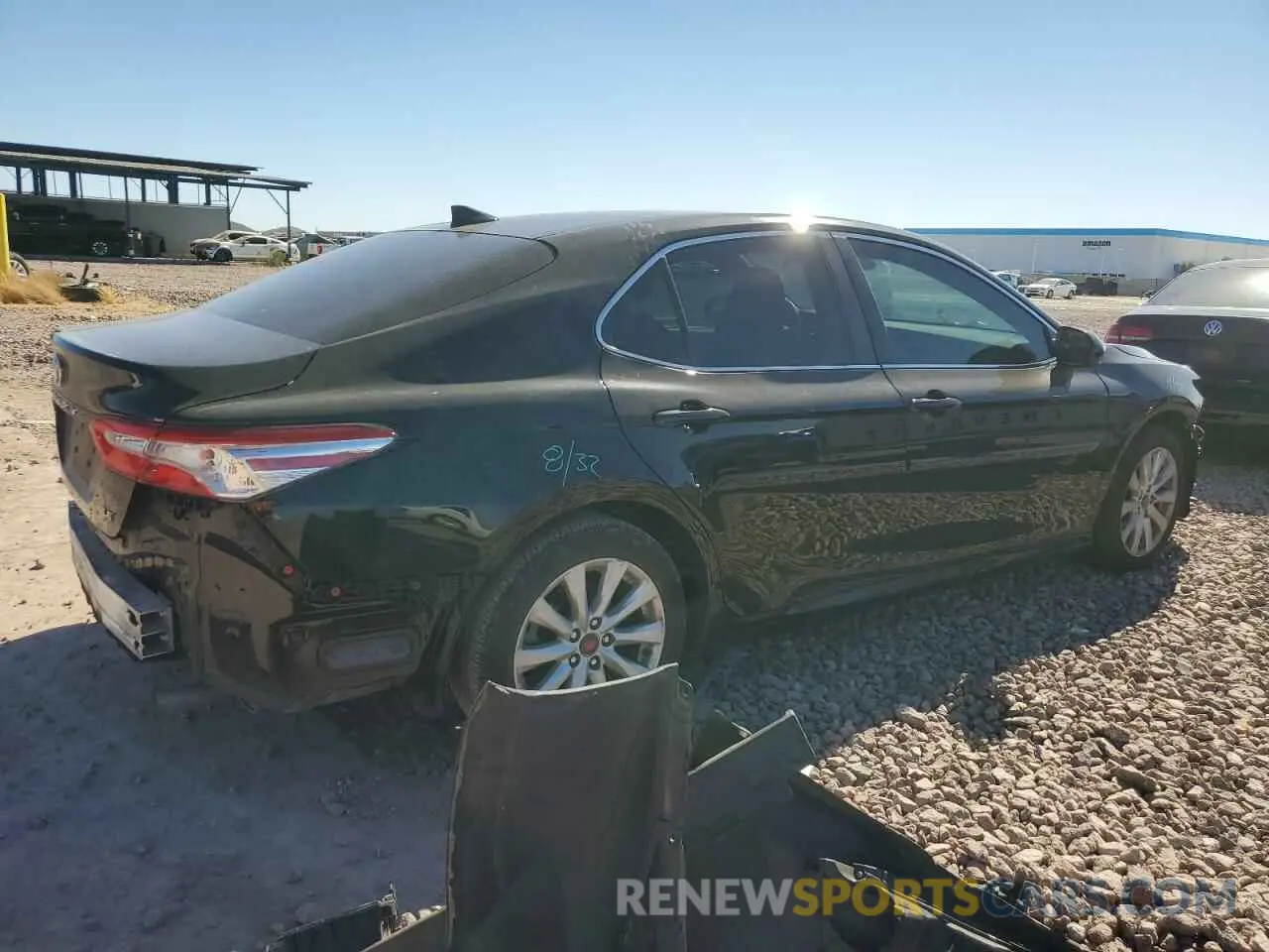 3 fotografías del automóvil dañado 4T1C11AK7LU504389 TOYOTA CAMRY 2020