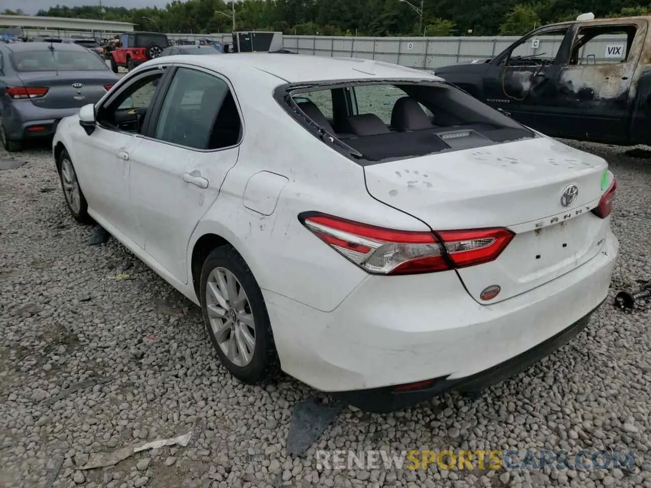 3 fotografías del automóvil dañado 4T1C11AK7LU865170 TOYOTA CAMRY 2020