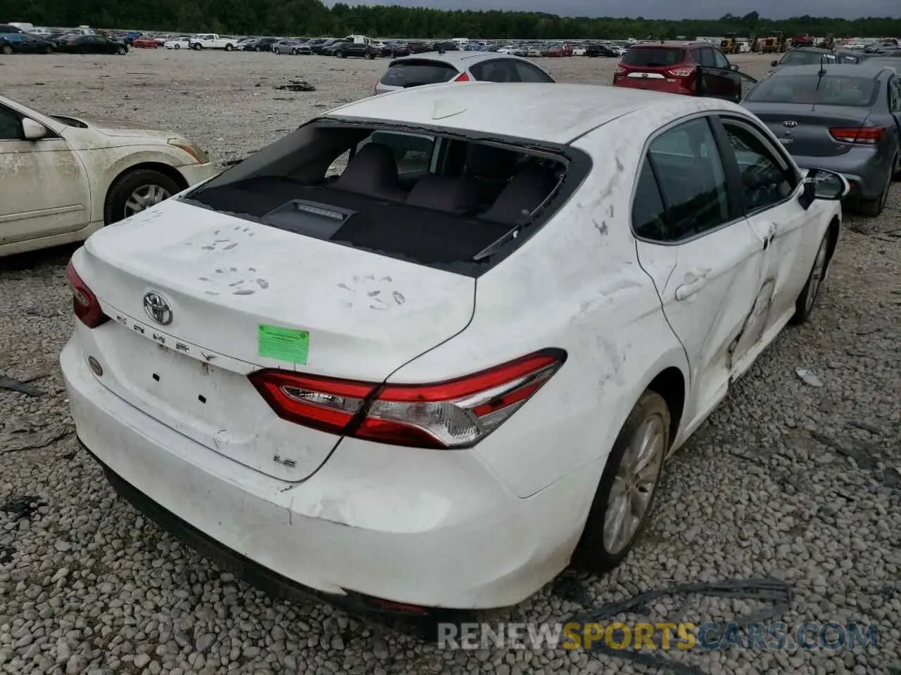 4 fotografías del automóvil dañado 4T1C11AK7LU865170 TOYOTA CAMRY 2020