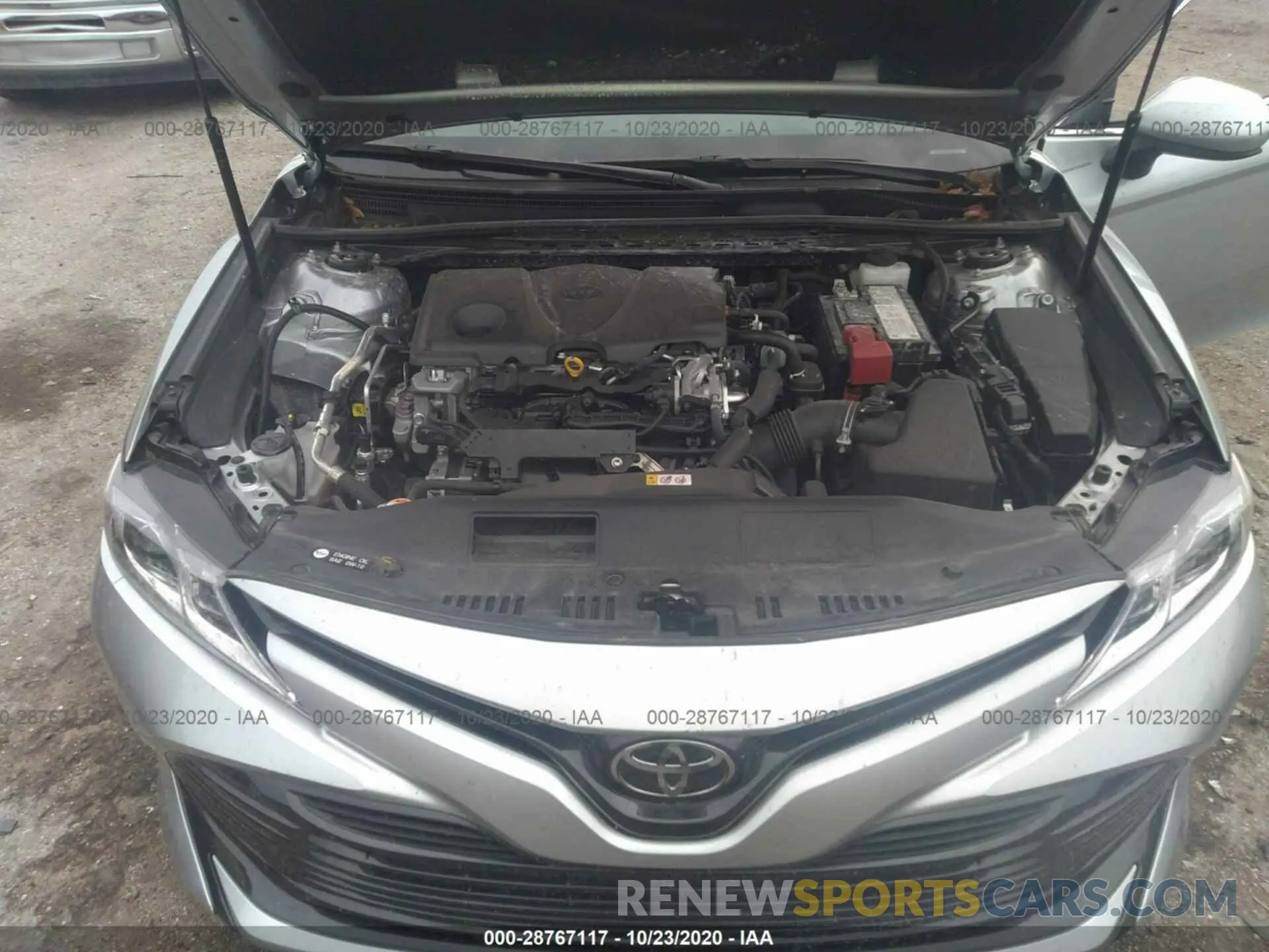 10 fotografías del automóvil dañado 4T1C11AK7LU897536 TOYOTA CAMRY 2020