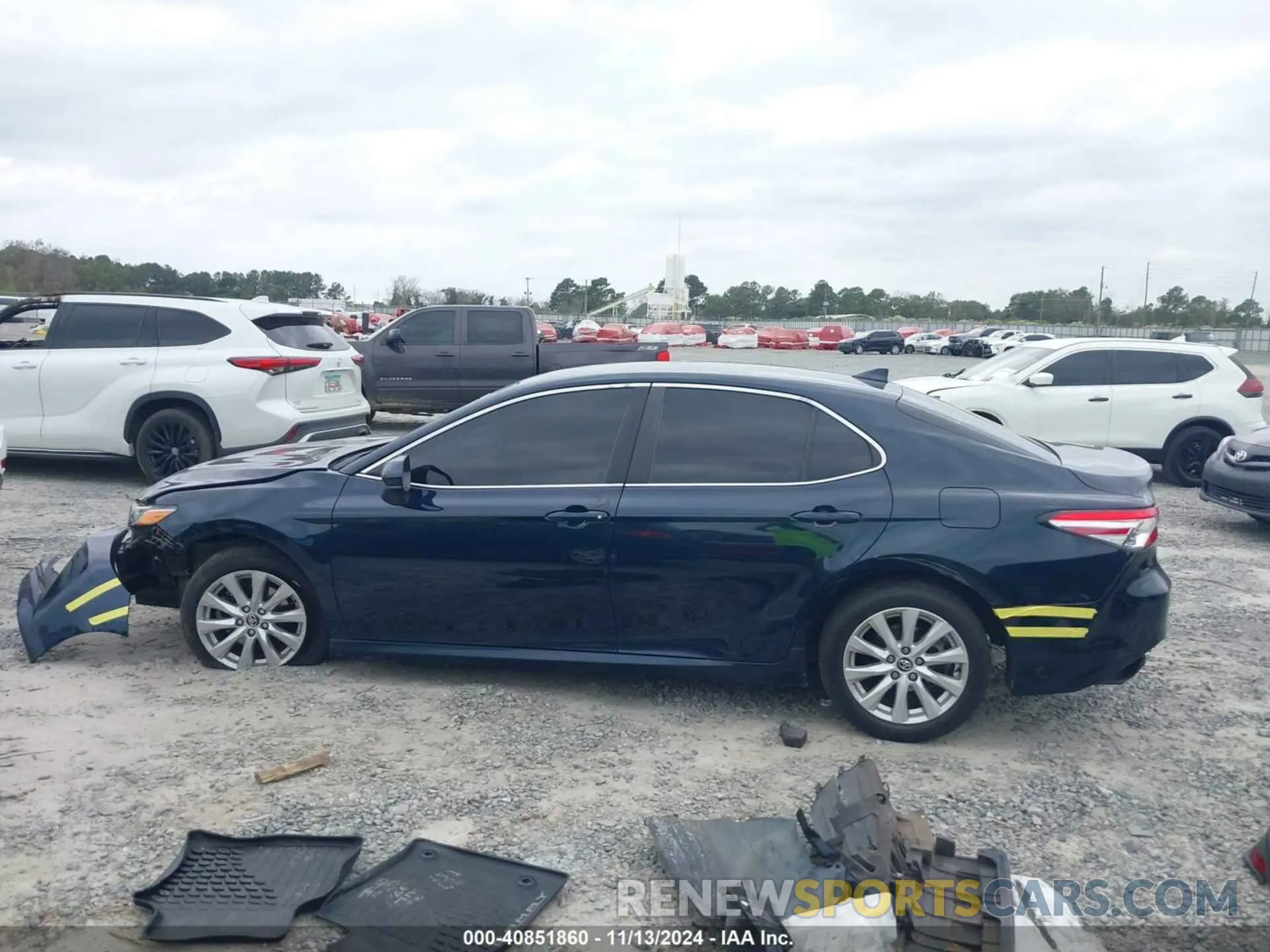 14 fotografías del automóvil dañado 4T1C11AK7LU904047 TOYOTA CAMRY 2020