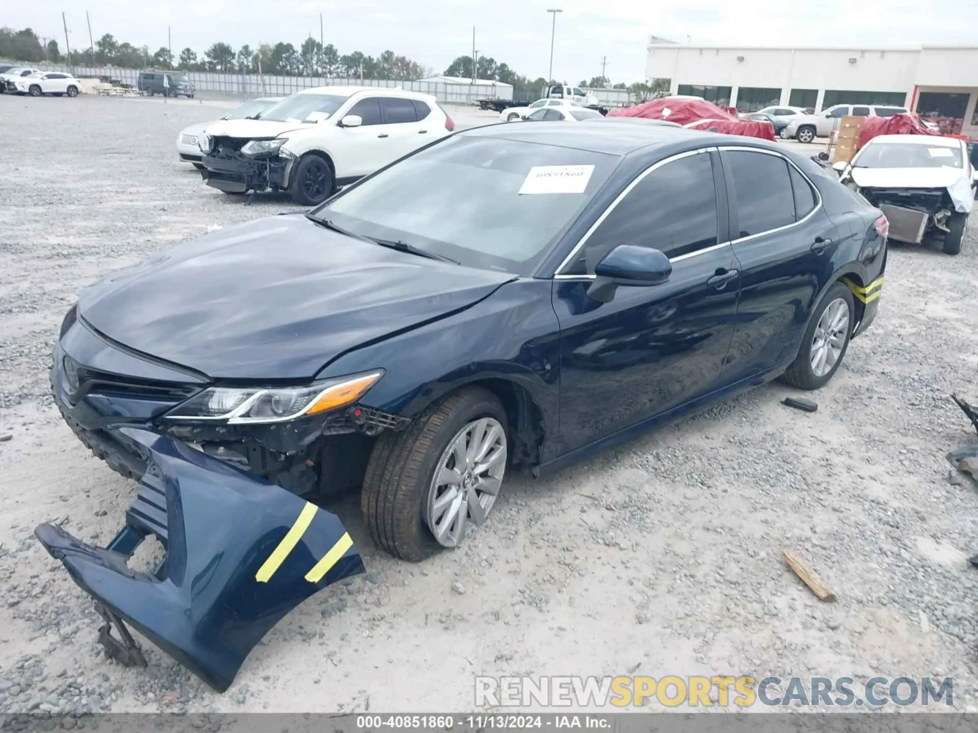 2 fotografías del automóvil dañado 4T1C11AK7LU904047 TOYOTA CAMRY 2020
