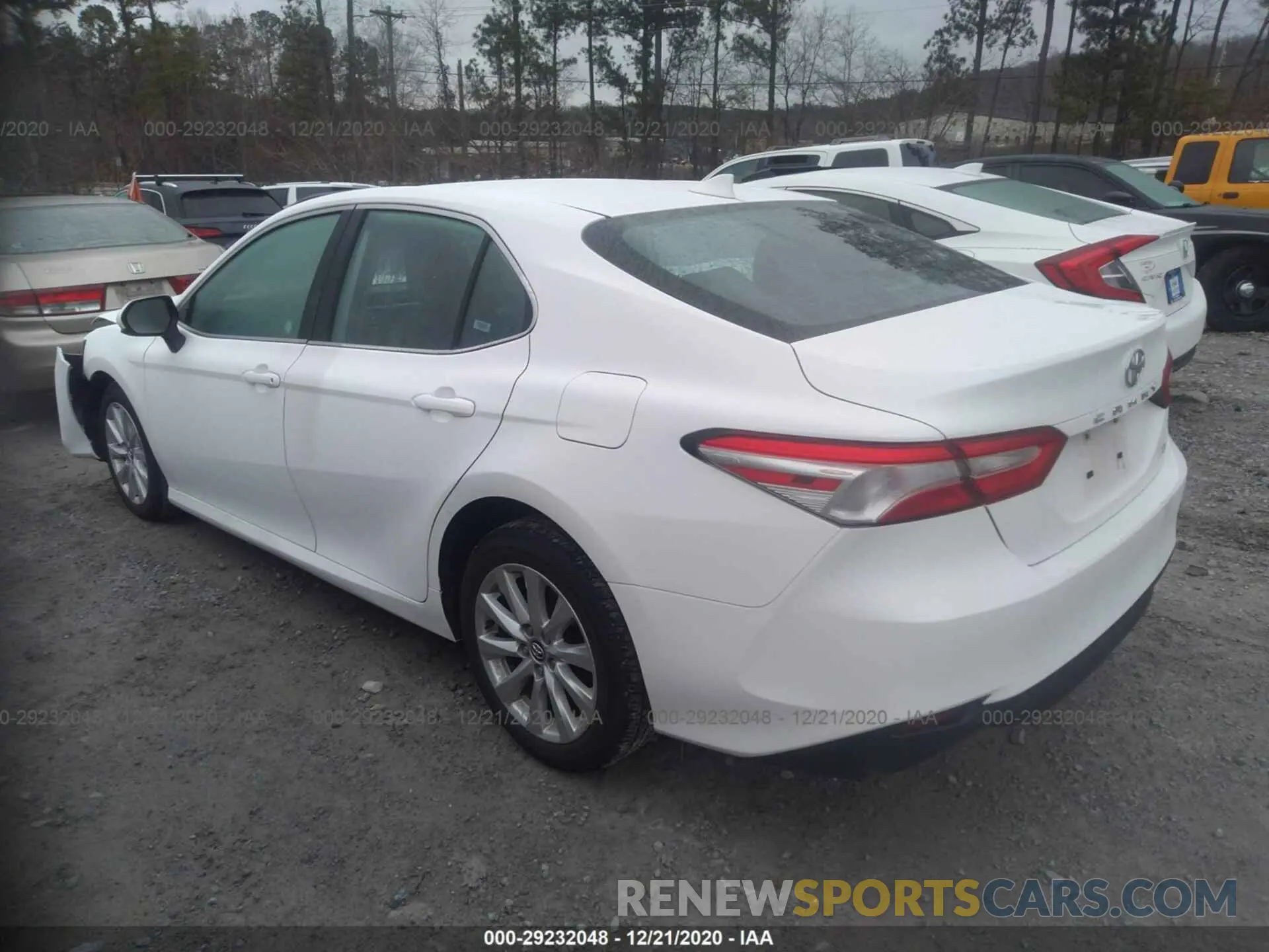3 fotografías del automóvil dañado 4T1C11AK7LU927702 TOYOTA CAMRY 2020