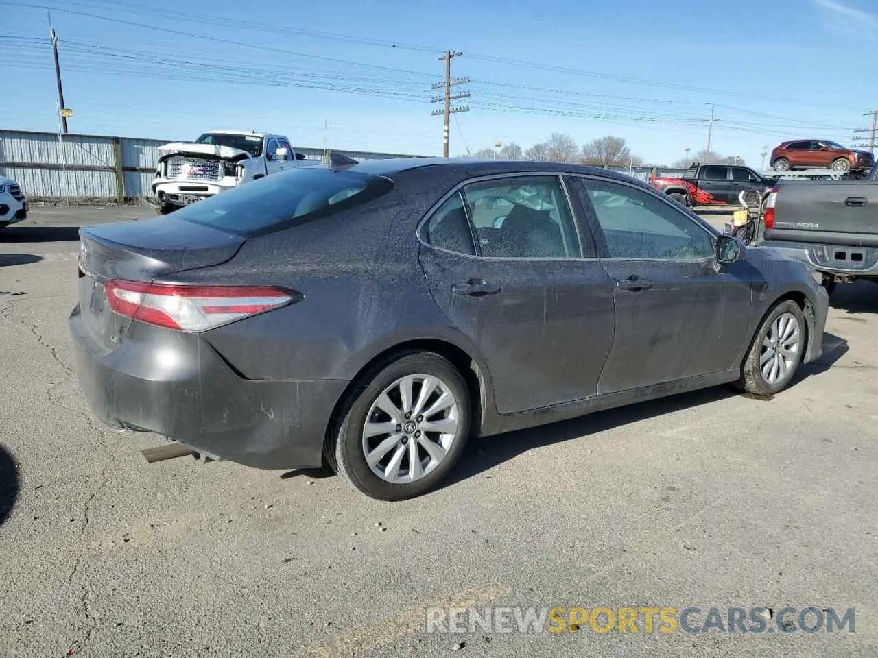 3 fotografías del automóvil dañado 4T1C11AK7LU928719 TOYOTA CAMRY 2020