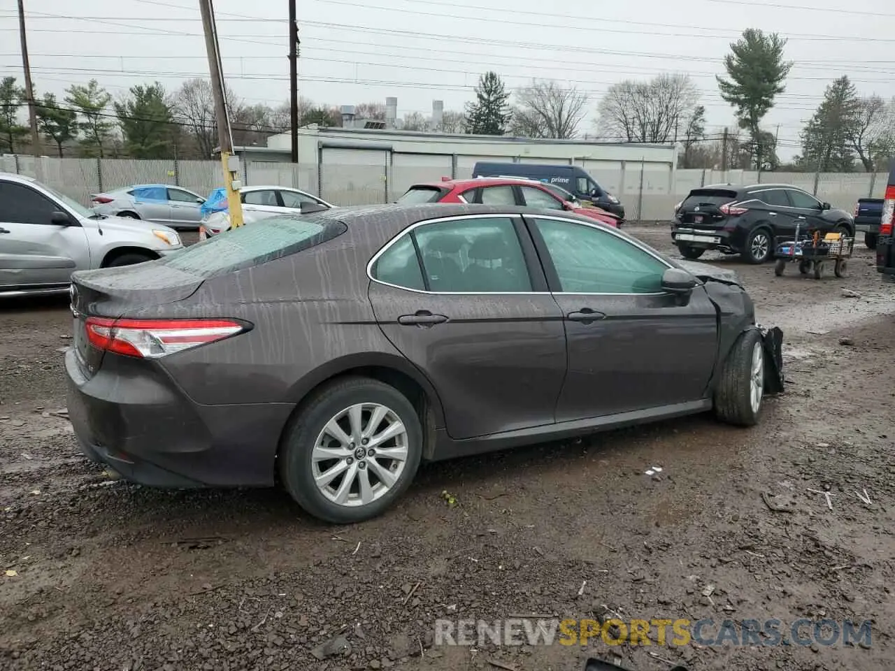 3 fotografías del automóvil dañado 4T1C11AK7LU936853 TOYOTA CAMRY 2020