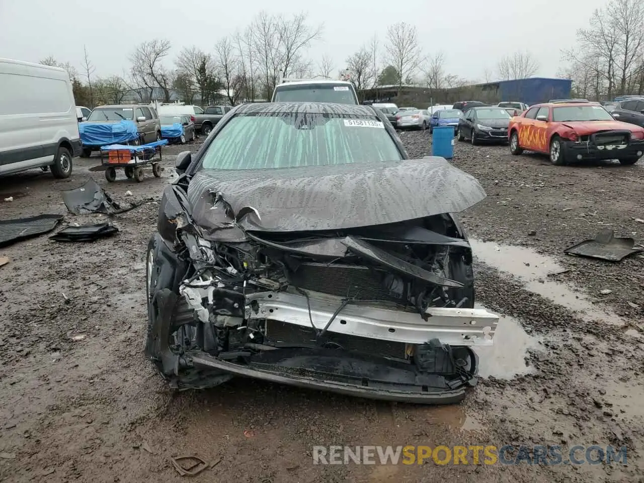 5 fotografías del automóvil dañado 4T1C11AK7LU936853 TOYOTA CAMRY 2020