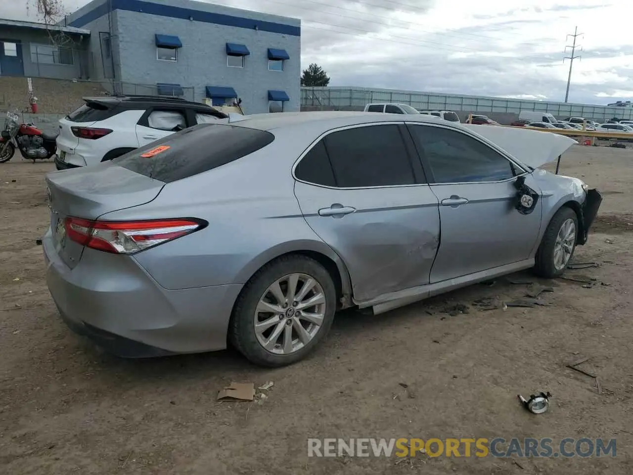 3 fotografías del automóvil dañado 4T1C11AK7LU962756 TOYOTA CAMRY 2020