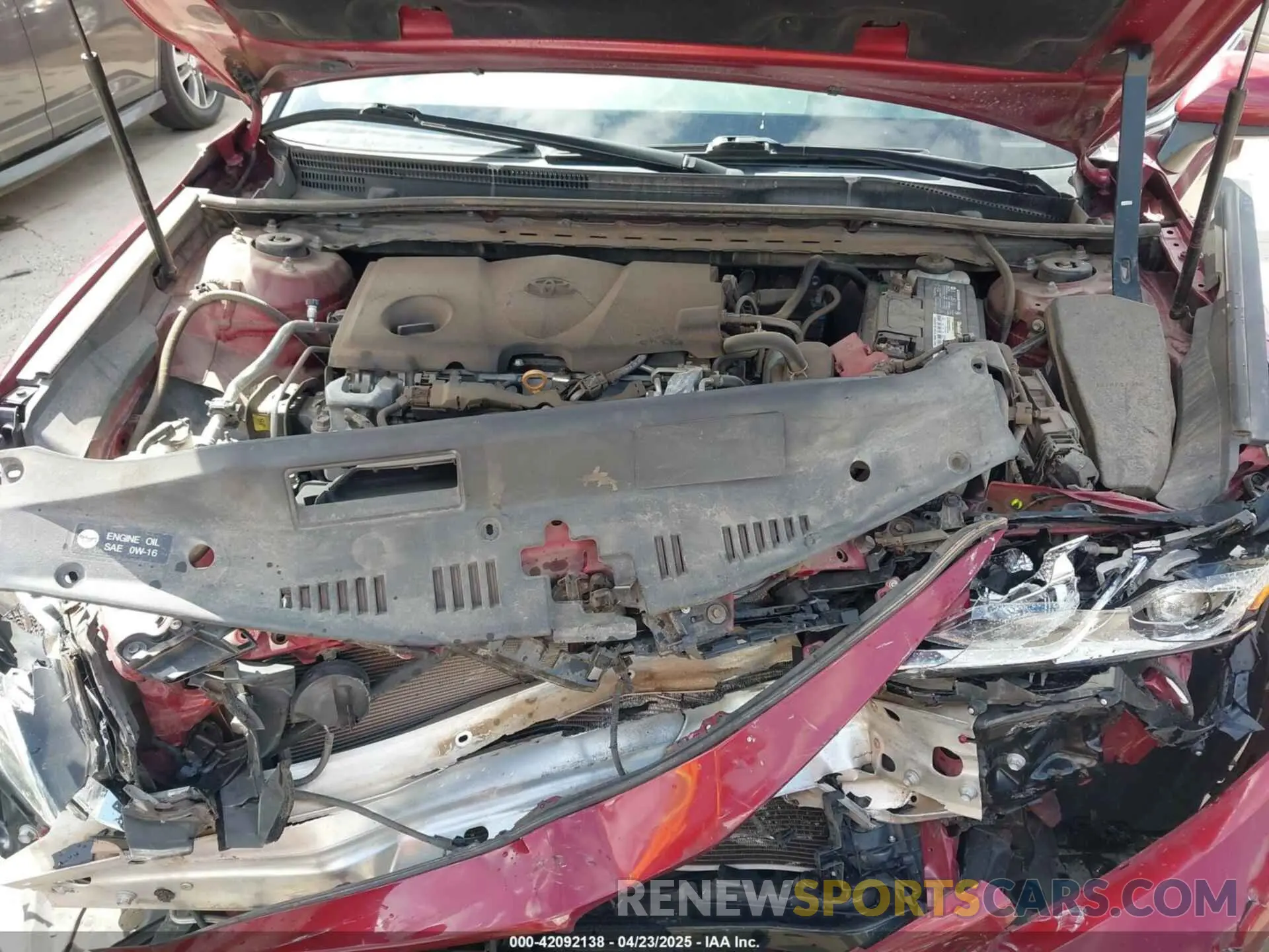 10 fotografías del automóvil dañado 4T1C11AK8LU337931 TOYOTA CAMRY 2020