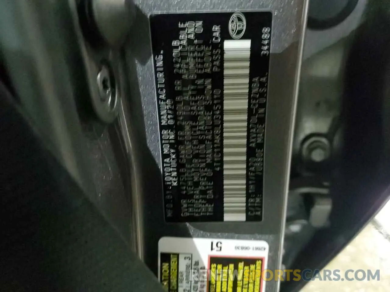12 fotografías del automóvil dañado 4T1C11AK8LU345110 TOYOTA CAMRY 2020