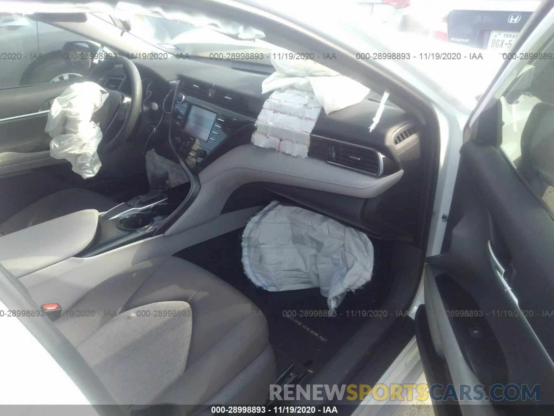 5 fotografías del automóvil dañado 4T1C11AK8LU903246 TOYOTA CAMRY 2020