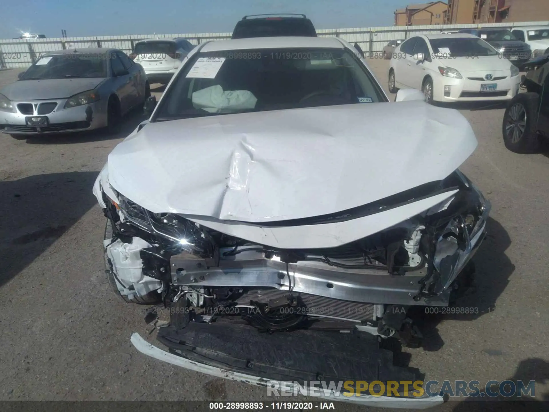 6 fotografías del automóvil dañado 4T1C11AK8LU903246 TOYOTA CAMRY 2020