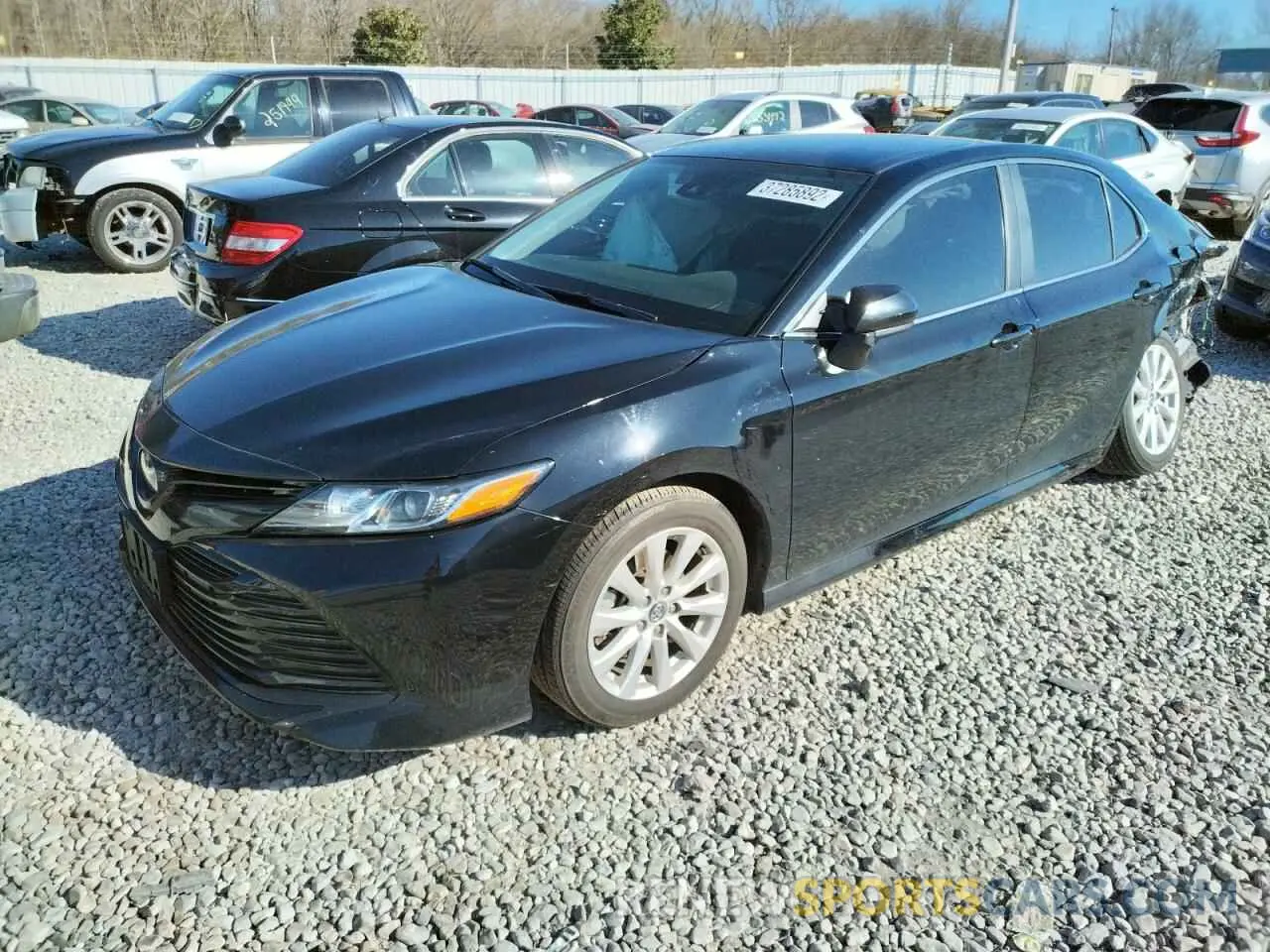 2 fotografías del automóvil dañado 4T1C11AK8LU917809 TOYOTA CAMRY 2020