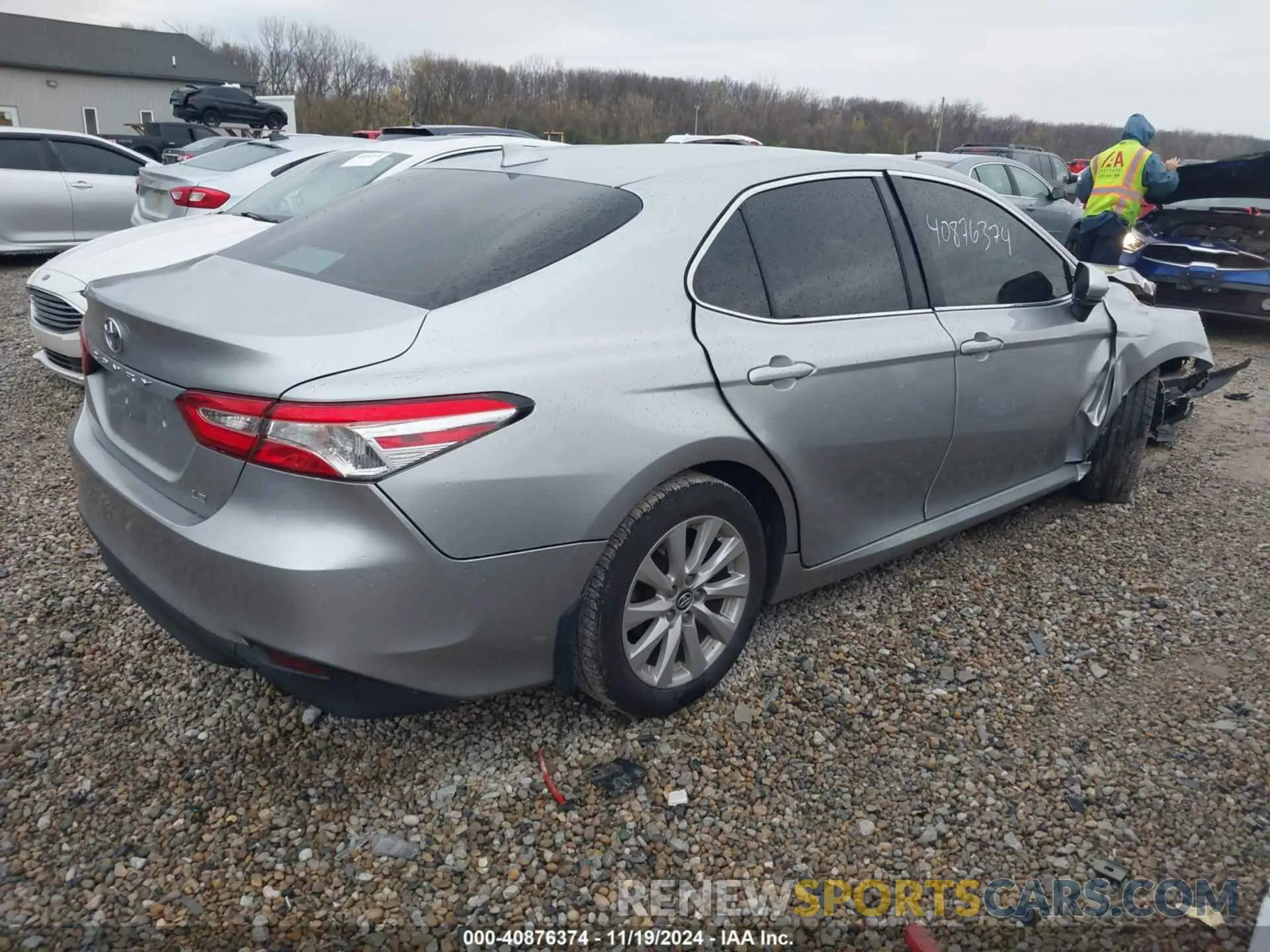 4 fotografías del automóvil dañado 4T1C11AK8LU978450 TOYOTA CAMRY 2020