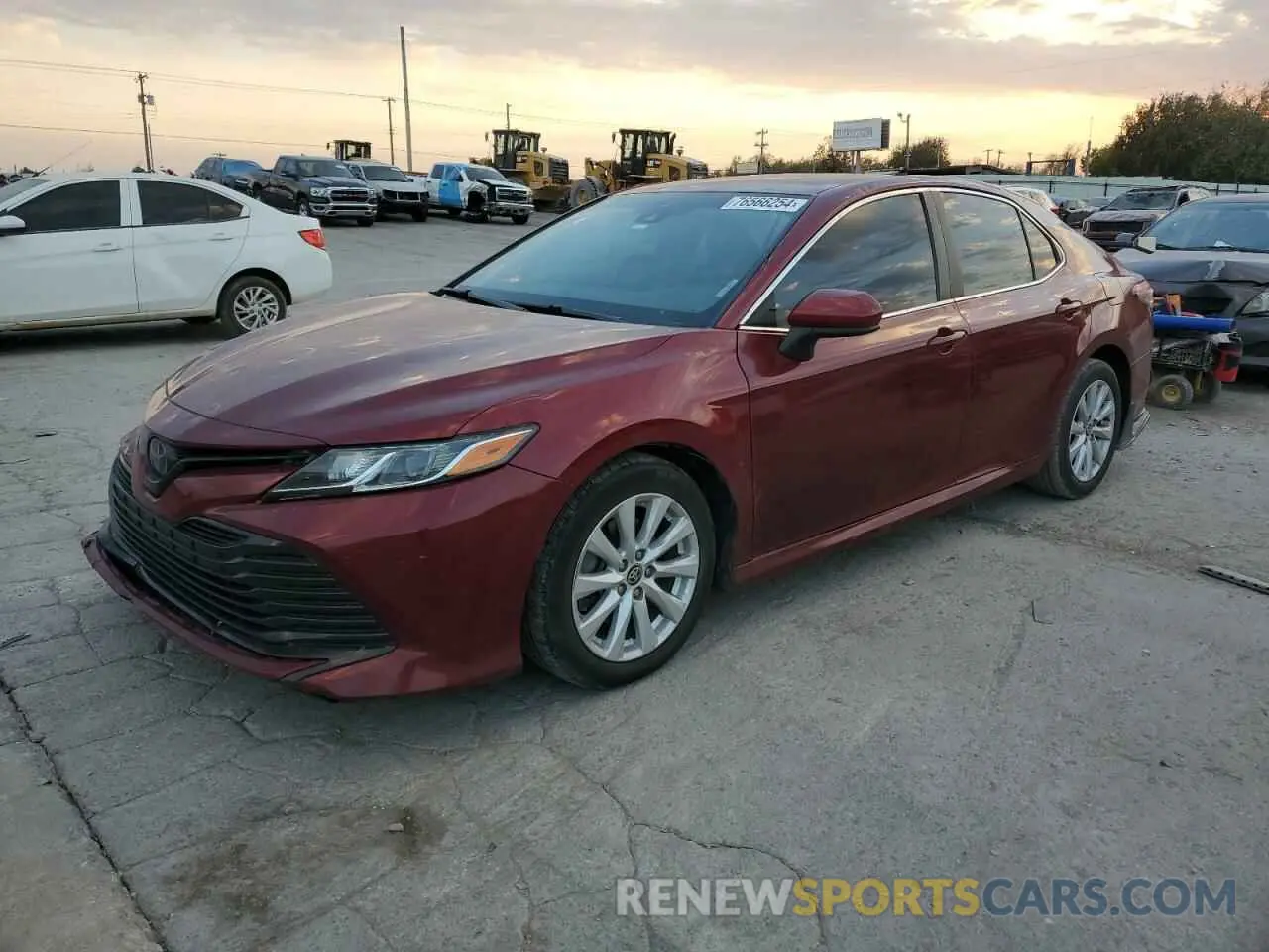 1 fotografías del automóvil dañado 4T1C11AK8LU993241 TOYOTA CAMRY 2020