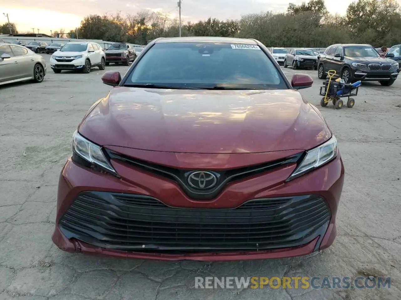 5 fotografías del automóvil dañado 4T1C11AK8LU993241 TOYOTA CAMRY 2020