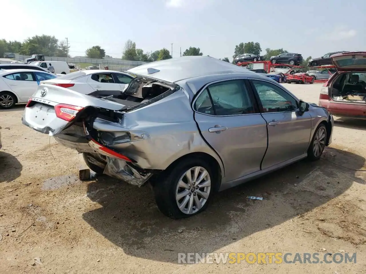 3 fotografías del automóvil dañado 4T1C11AK9LU346086 TOYOTA CAMRY 2020