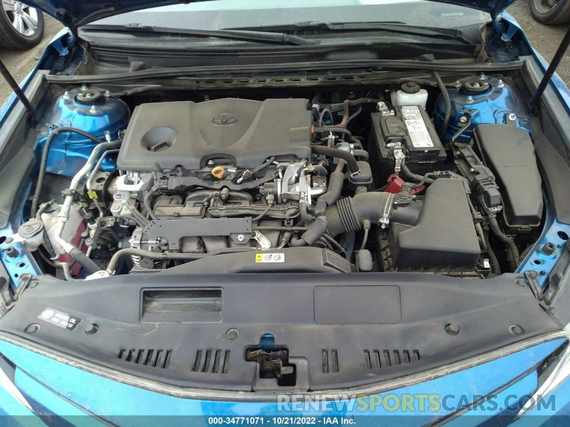 10 fotografías del automóvil dañado 4T1C11AK9LU378536 TOYOTA CAMRY 2020