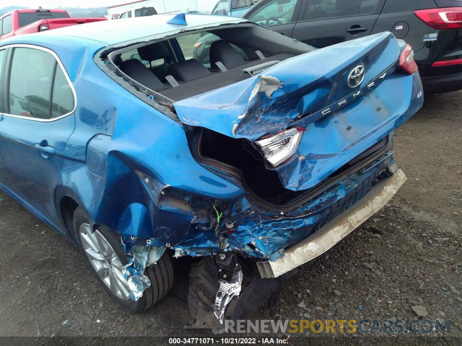 6 fotografías del automóvil dañado 4T1C11AK9LU378536 TOYOTA CAMRY 2020