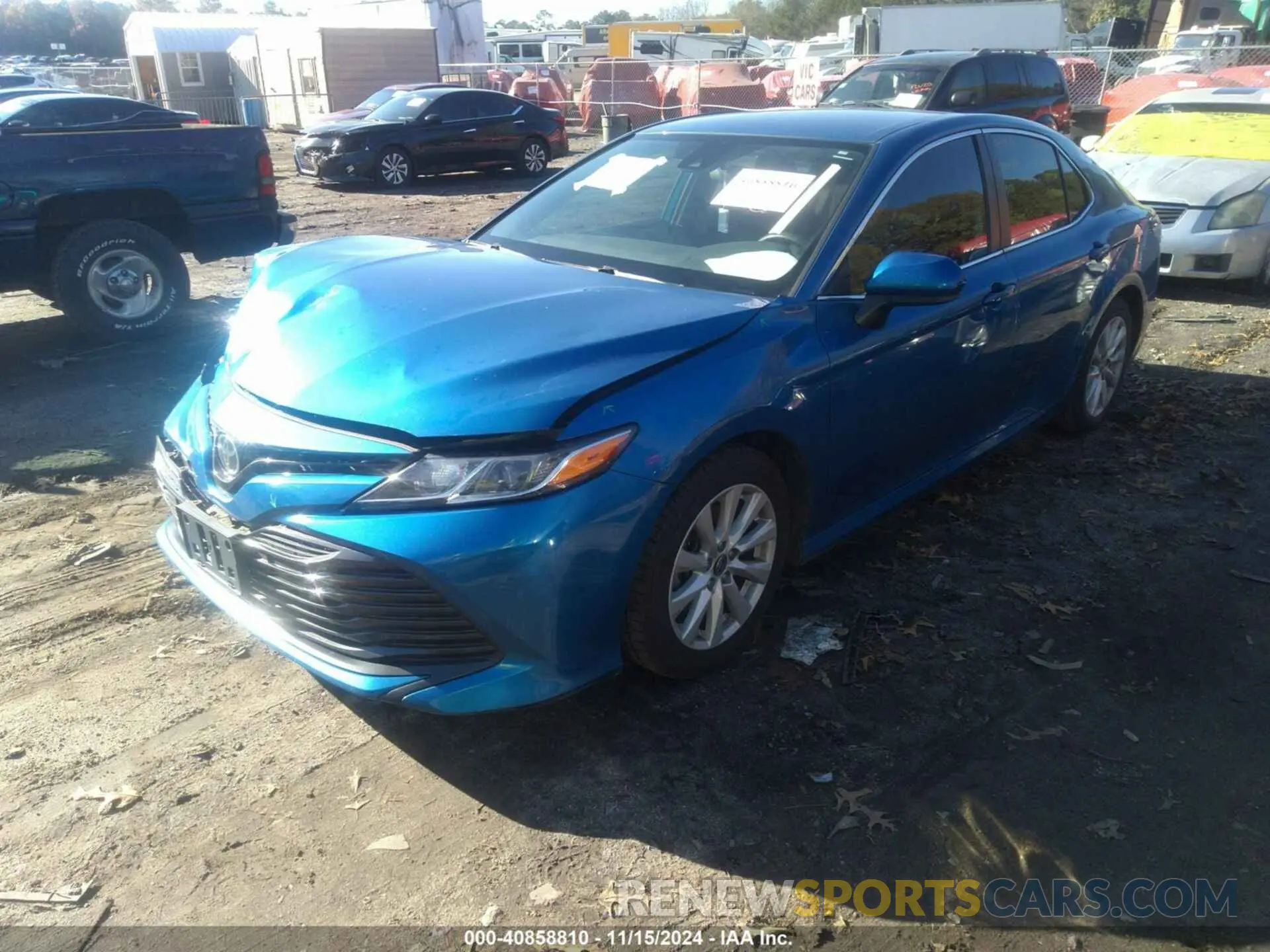 2 fotografías del automóvil dañado 4T1C11AK9LU386250 TOYOTA CAMRY 2020