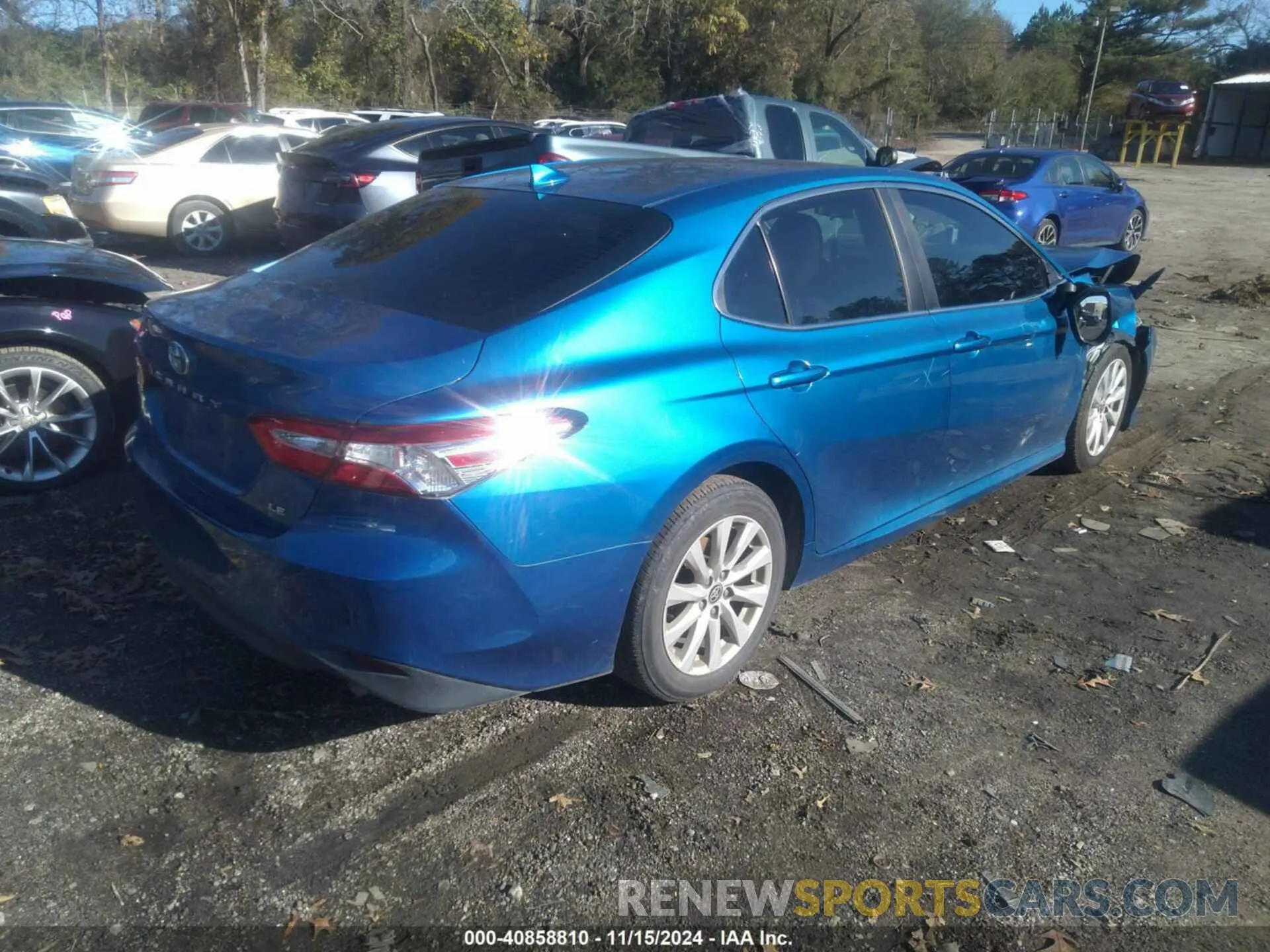 4 fotografías del automóvil dañado 4T1C11AK9LU386250 TOYOTA CAMRY 2020