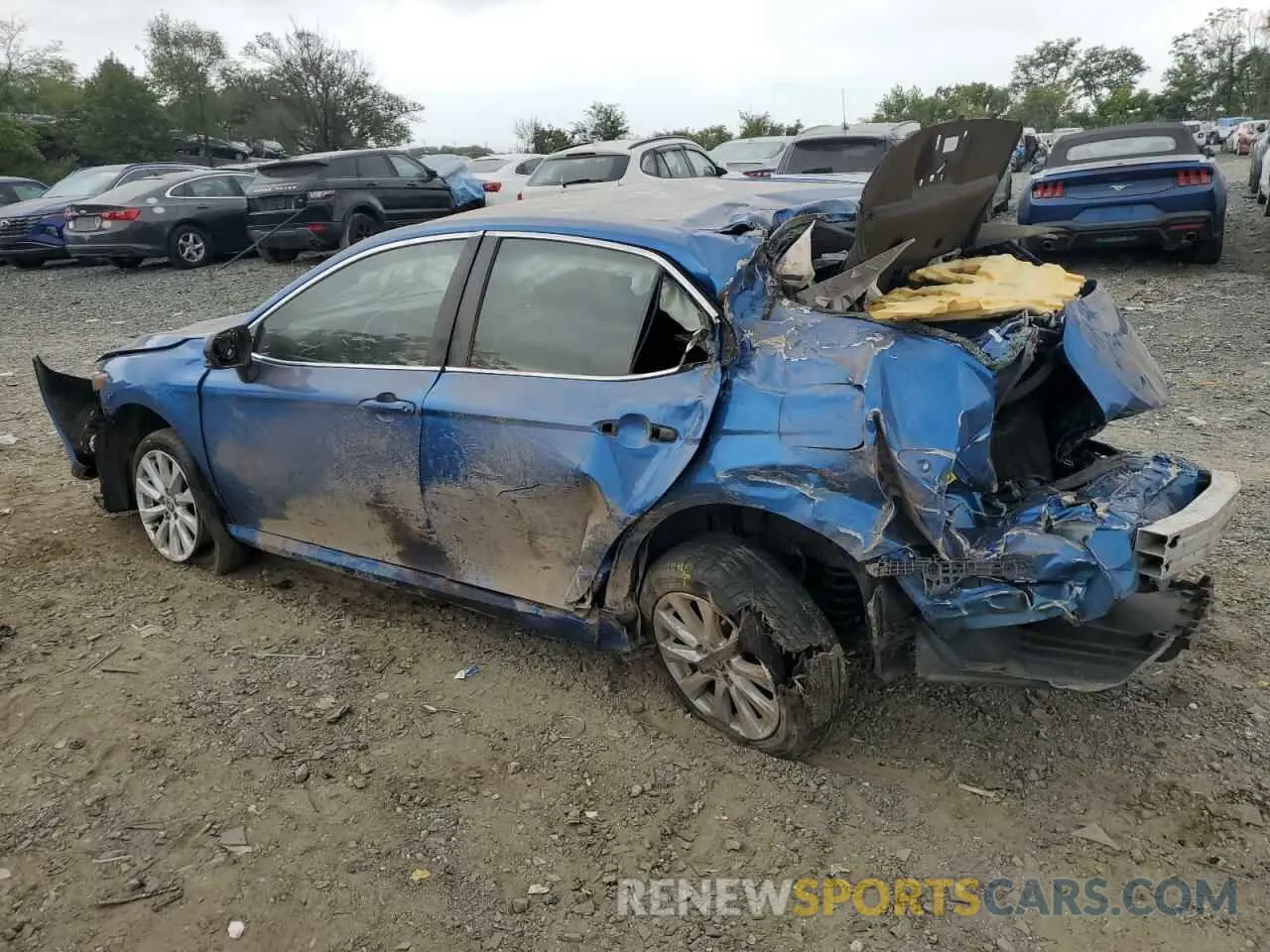 2 fotografías del automóvil dañado 4T1C11AK9LU388466 TOYOTA CAMRY 2020