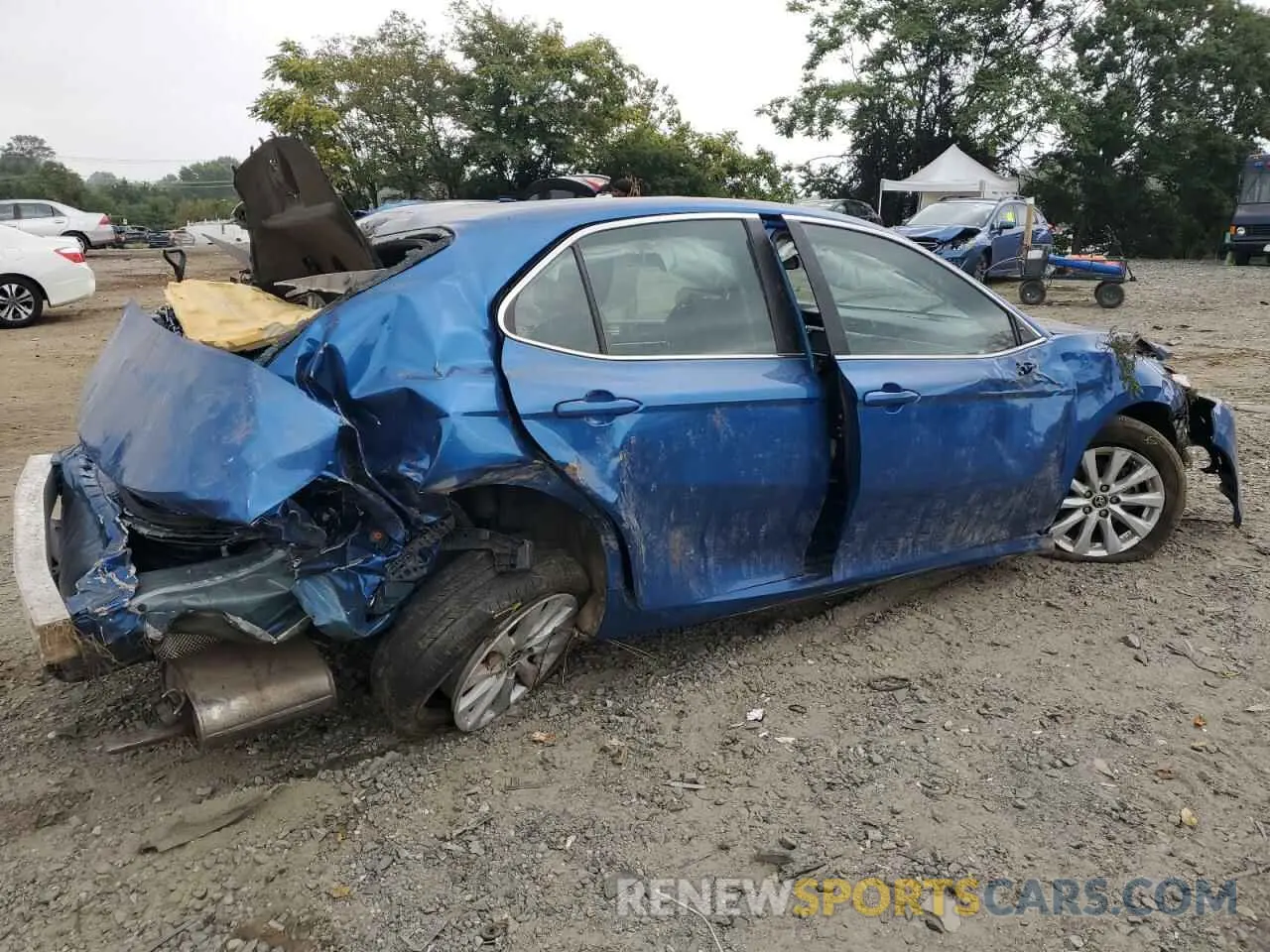 3 fotografías del automóvil dañado 4T1C11AK9LU388466 TOYOTA CAMRY 2020