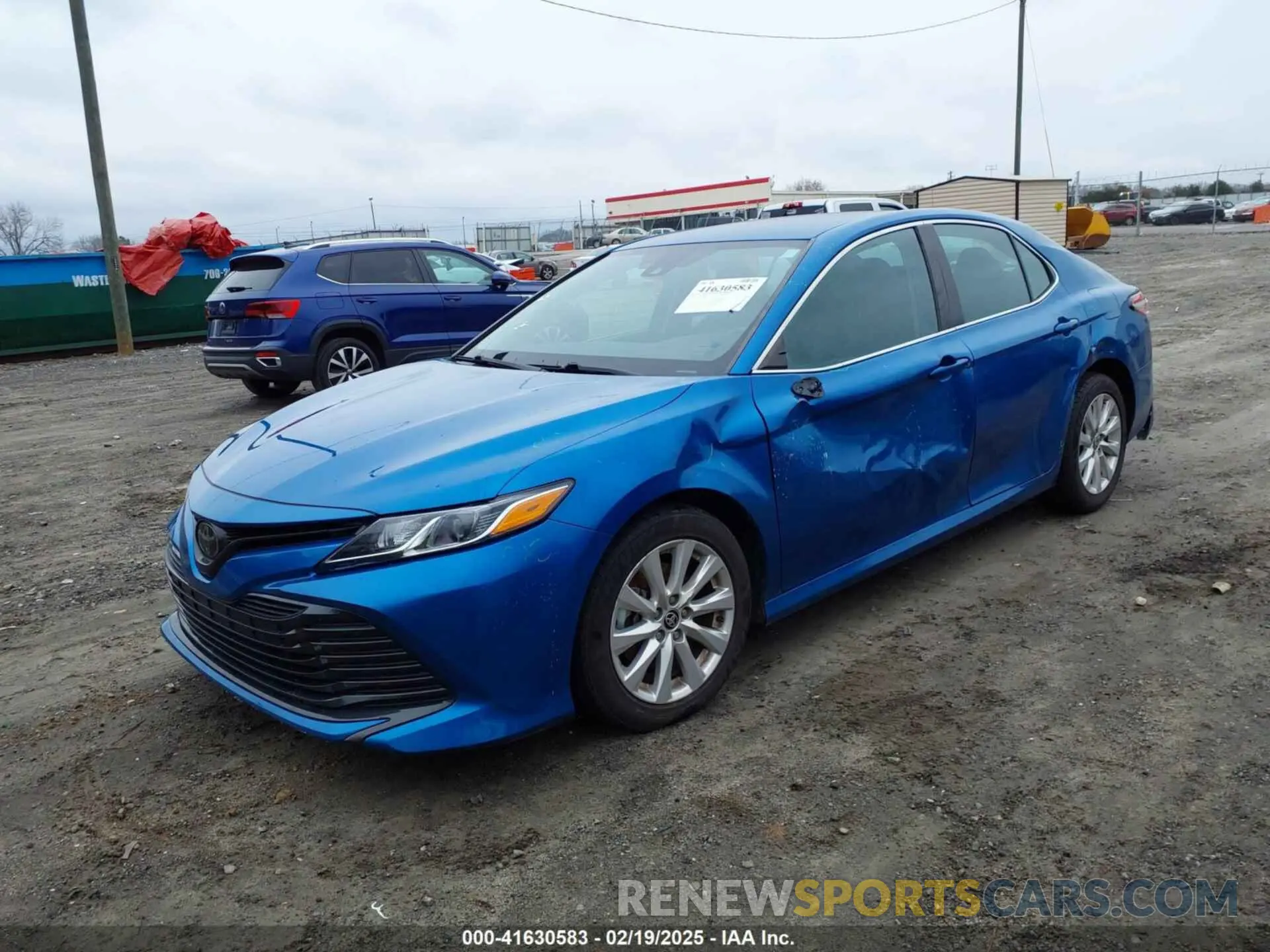 2 fotografías del automóvil dañado 4T1C11AK9LU392985 TOYOTA CAMRY 2020