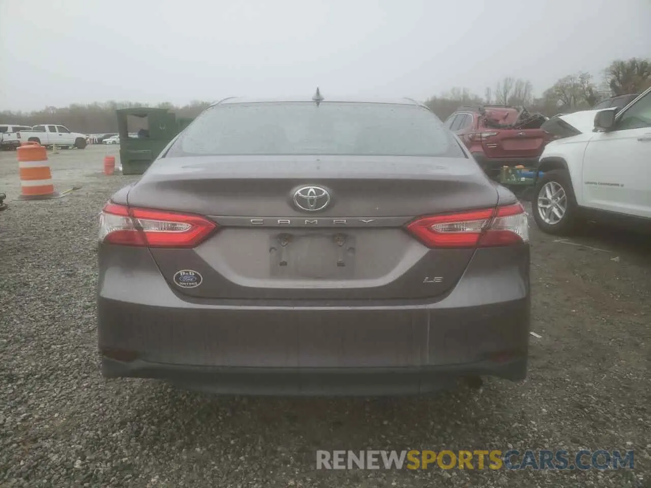 6 fotografías del automóvil dañado 4T1C11AK9LU923604 TOYOTA CAMRY 2020