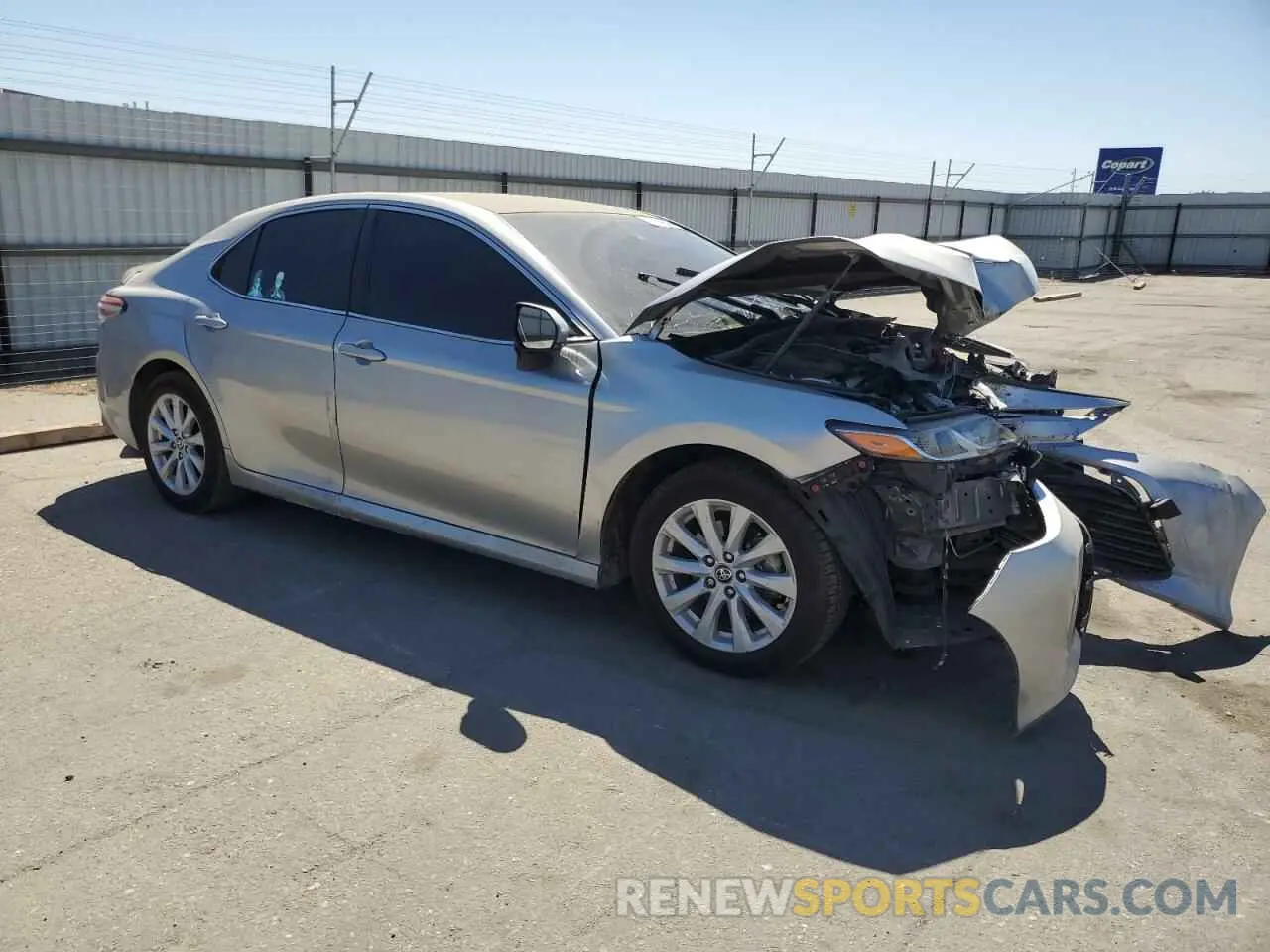 4 fotografías del automóvil dañado 4T1C11AK9LU984130 TOYOTA CAMRY 2020