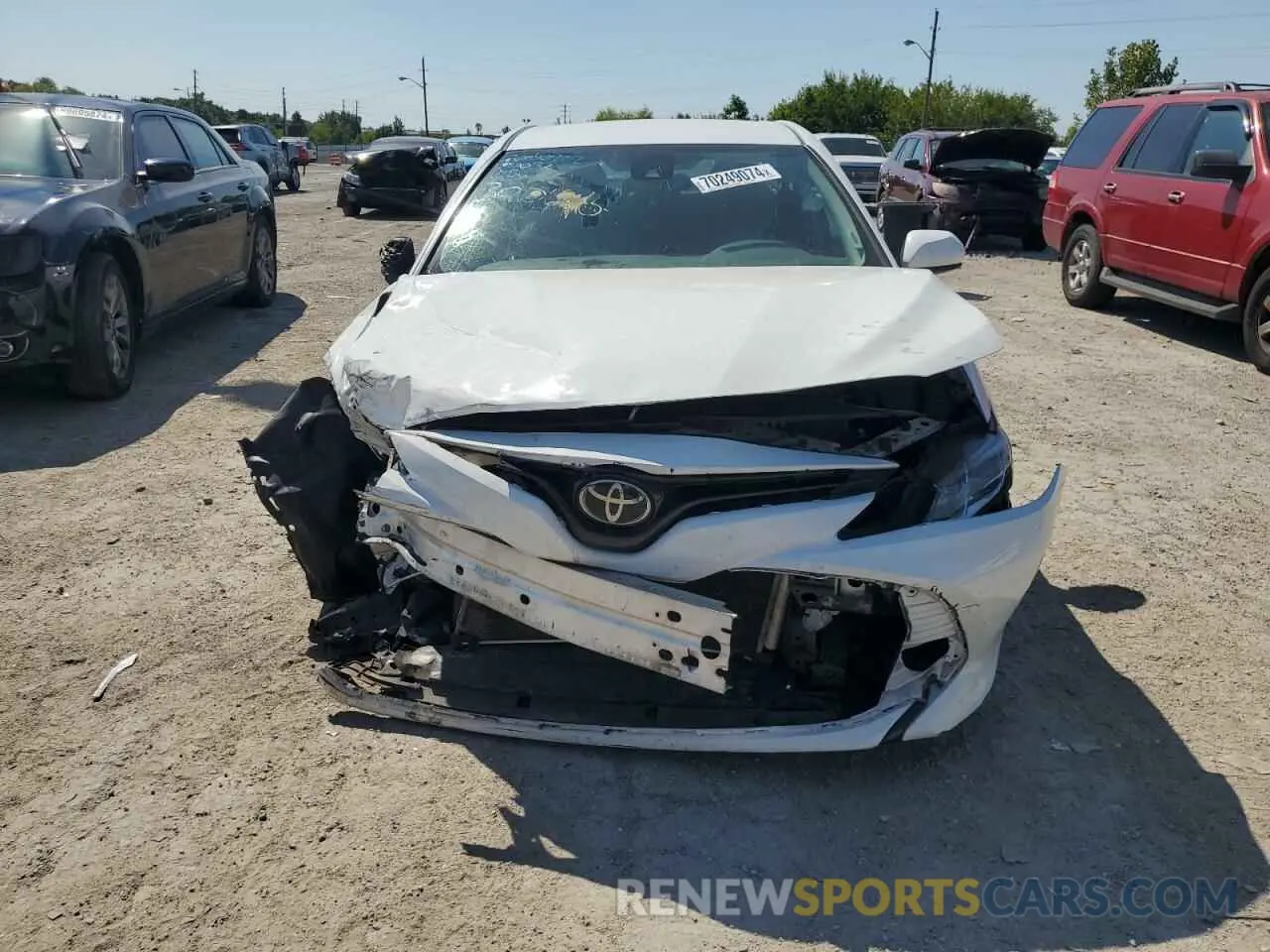 5 fotografías del automóvil dañado 4T1C11AKXLU305675 TOYOTA CAMRY 2020