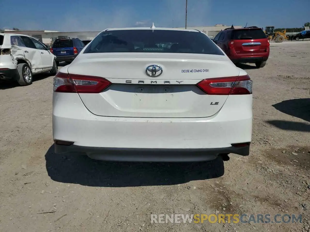 6 fotografías del automóvil dañado 4T1C11AKXLU305675 TOYOTA CAMRY 2020