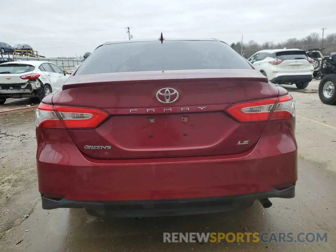 6 fotografías del automóvil dañado 4T1C11AKXLU310939 TOYOTA CAMRY 2020