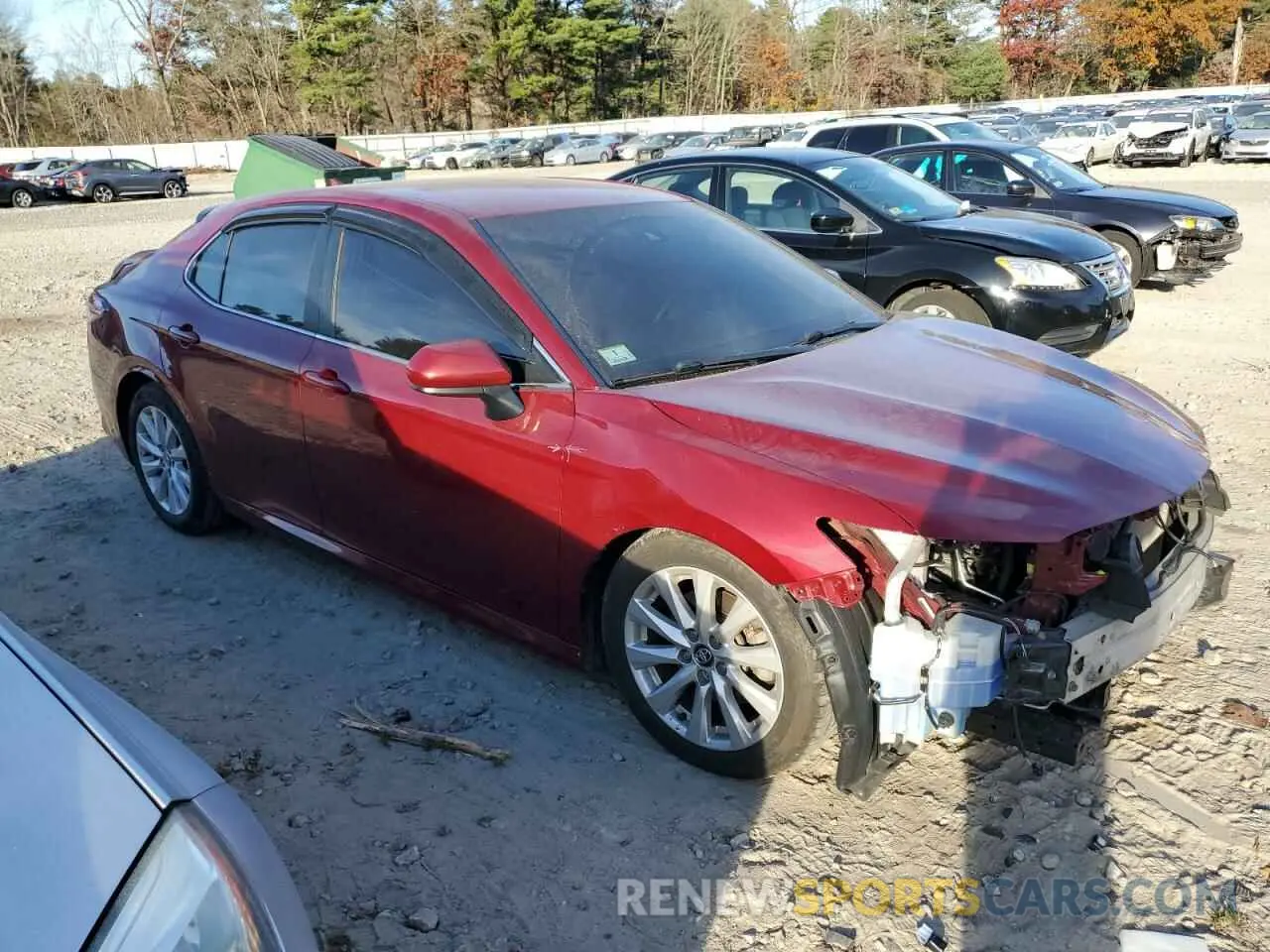 4 fotografías del automóvil dañado 4T1C11AKXLU311105 TOYOTA CAMRY 2020