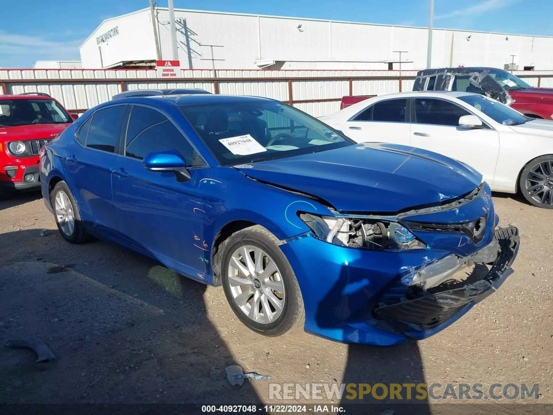 1 fotografías del automóvil dañado 4T1C11AKXLU340541 TOYOTA CAMRY 2020