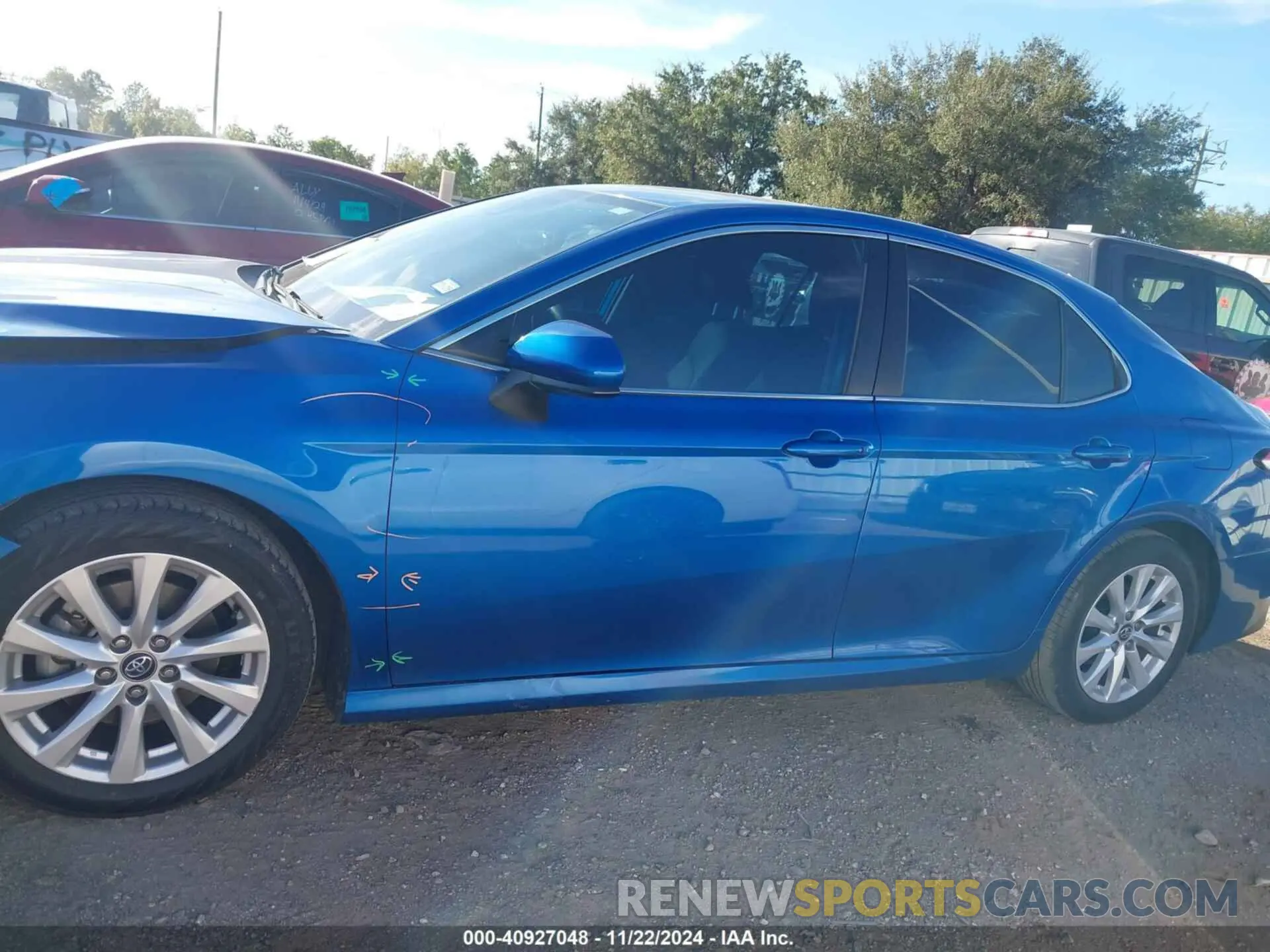 14 fotografías del automóvil dañado 4T1C11AKXLU340541 TOYOTA CAMRY 2020