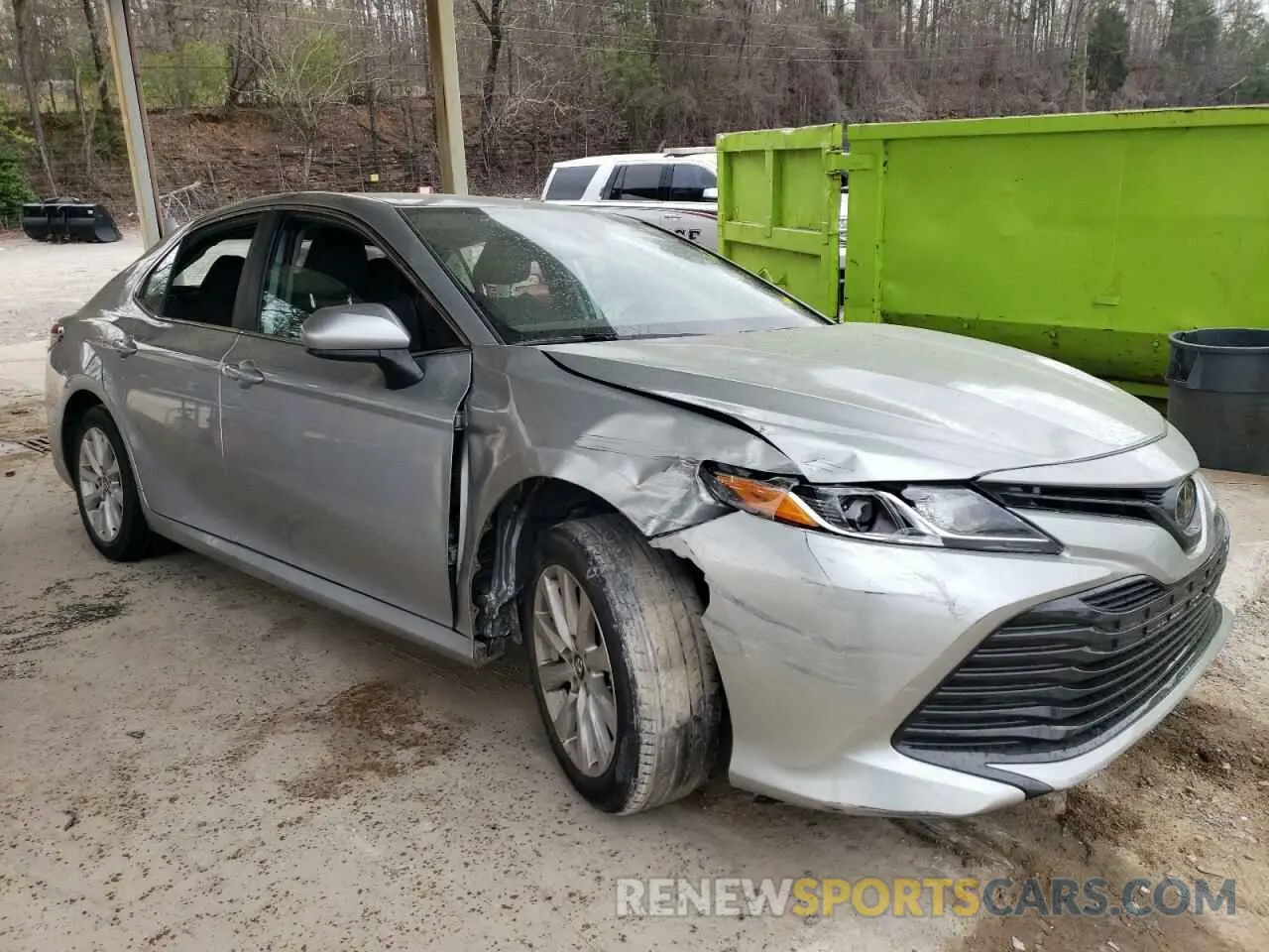 4 fotografías del automóvil dañado 4T1C11AKXLU354116 TOYOTA CAMRY 2020