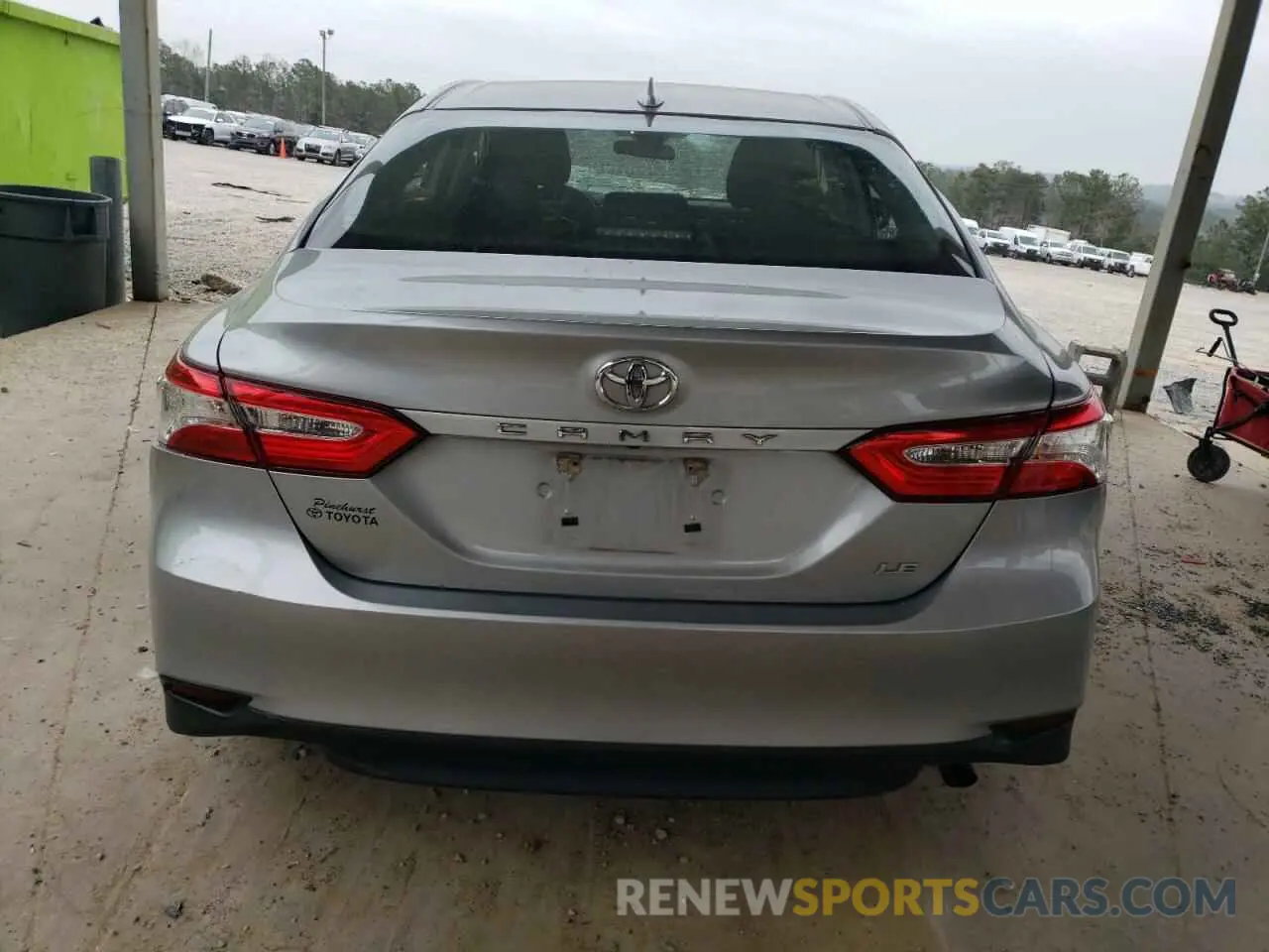 6 fotografías del automóvil dañado 4T1C11AKXLU354116 TOYOTA CAMRY 2020