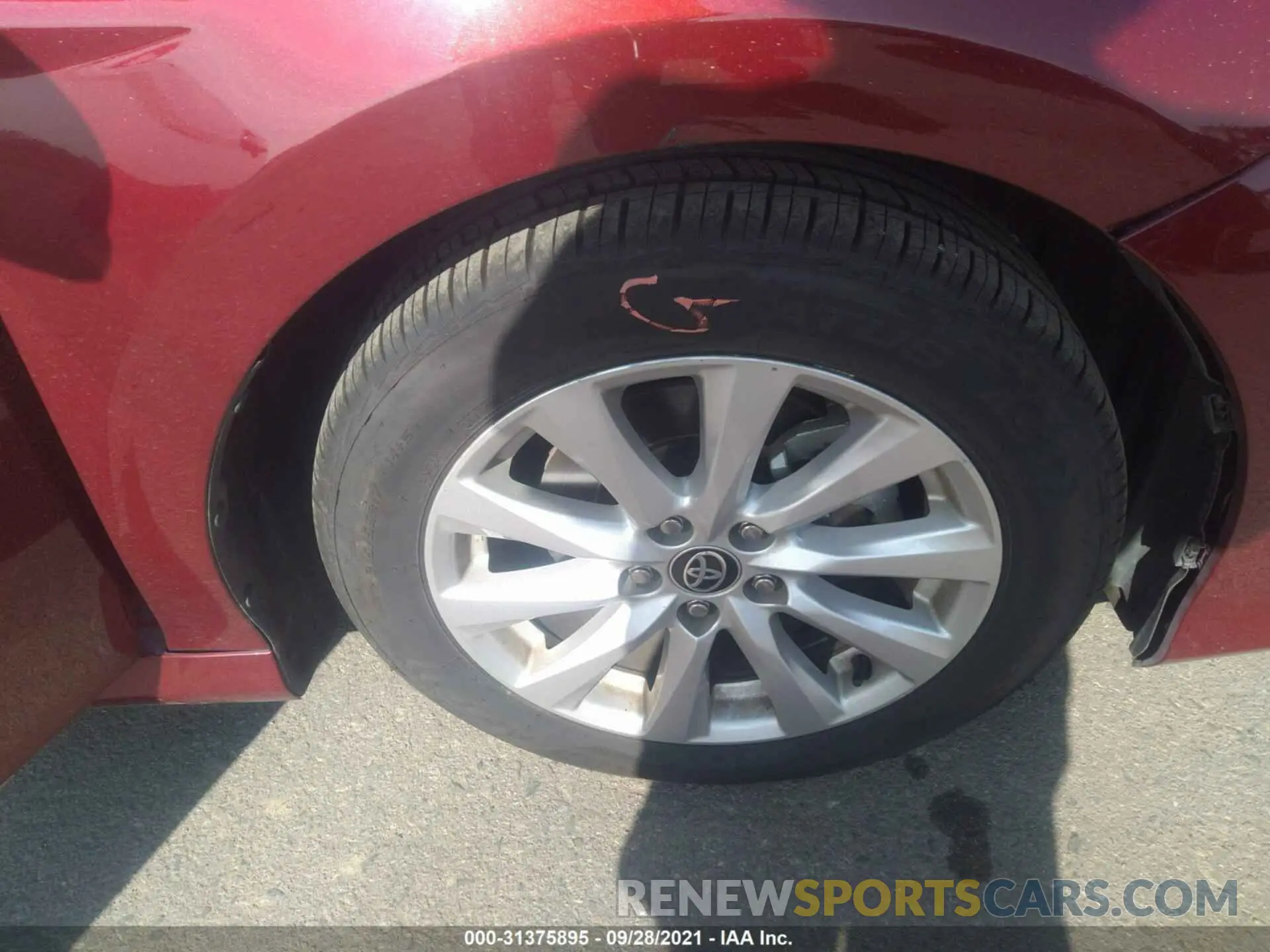14 fotografías del automóvil dañado 4T1C11AKXLU359249 TOYOTA CAMRY 2020