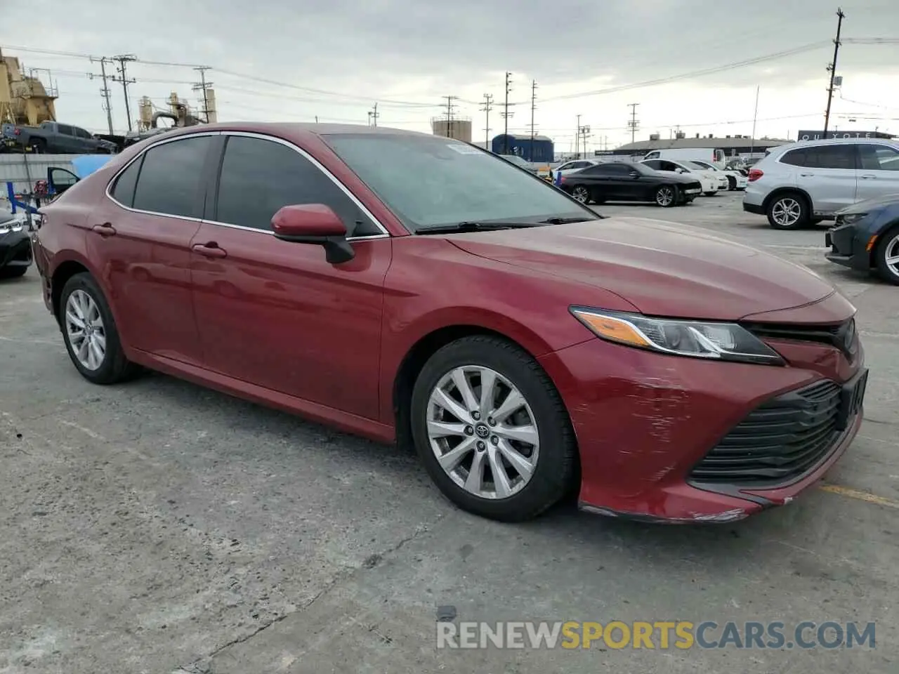 4 fotografías del automóvil dañado 4T1C11AKXLU915754 TOYOTA CAMRY 2020