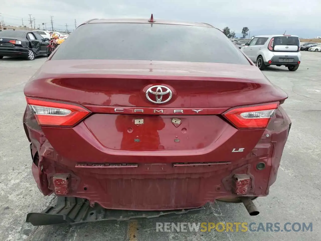 6 fotografías del automóvil dañado 4T1C11AKXLU915754 TOYOTA CAMRY 2020