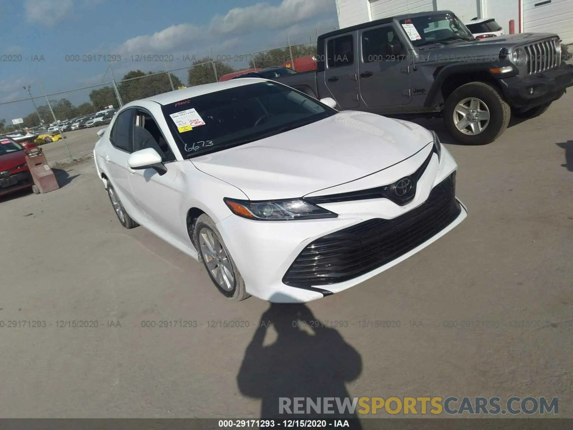1 fotografías del automóvil dañado 4T1C11AKXLU926673 TOYOTA CAMRY 2020