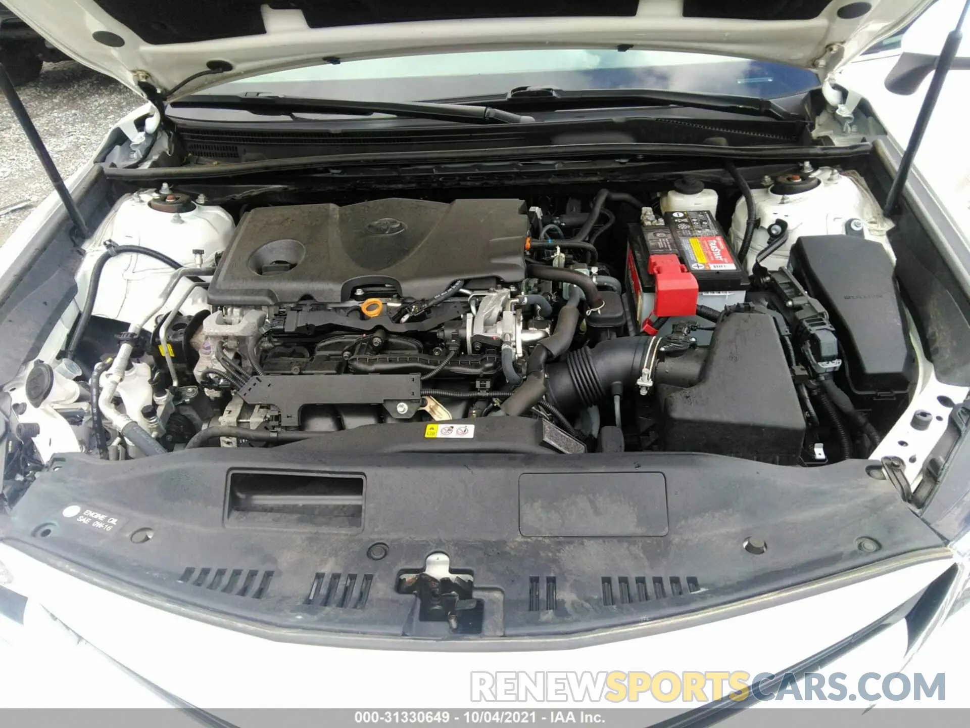 10 fotografías del automóvil dañado 4T1C11AKXLU943313 TOYOTA CAMRY 2020