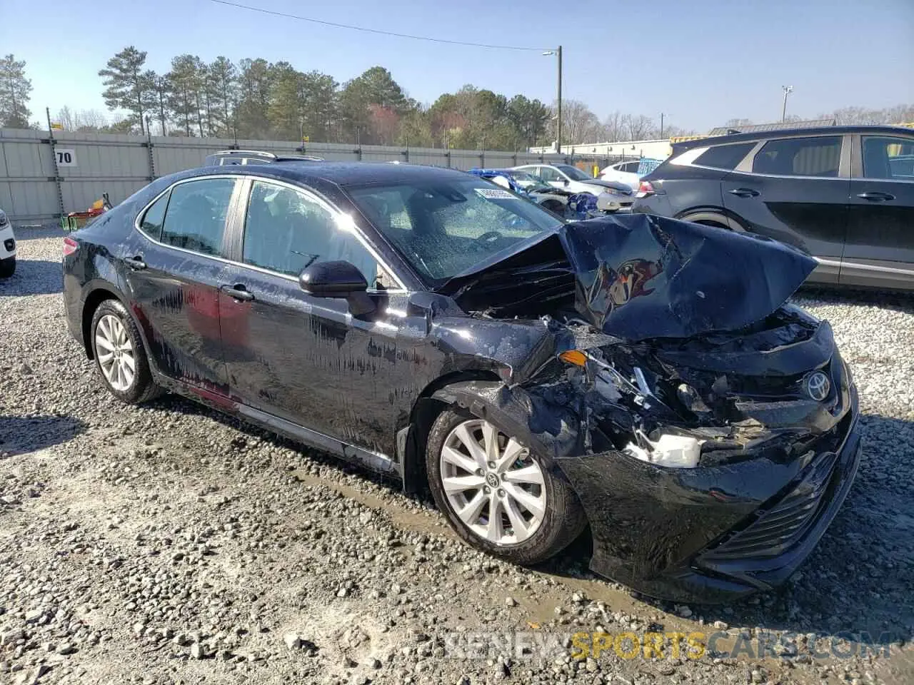4 fotografías del automóvil dañado 4T1C11BK2LU019480 TOYOTA CAMRY 2020